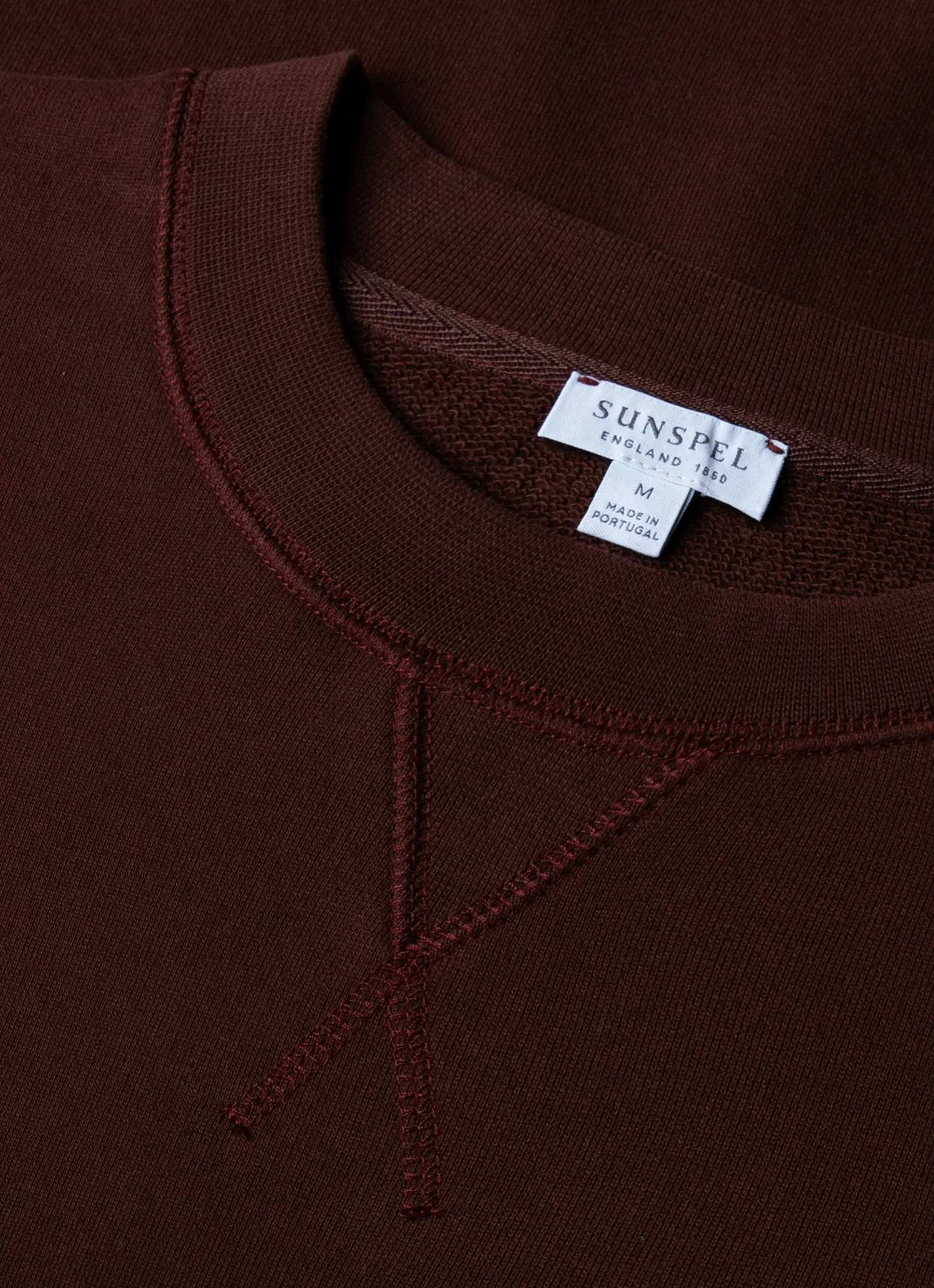 Men's Loopback Sweatshirt in Raisin - Image 4
