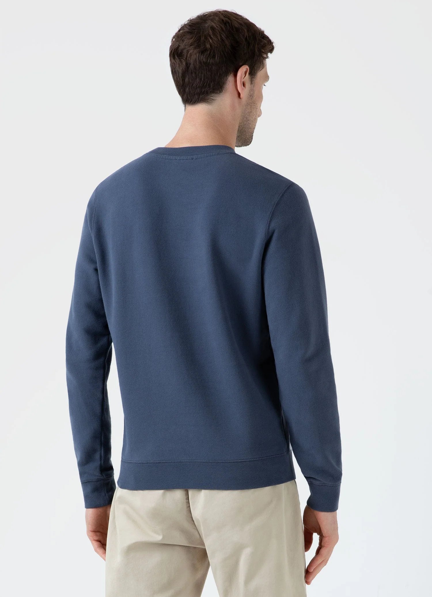 Men's Loopback Sweatshirt in Slate Blue - Image 5