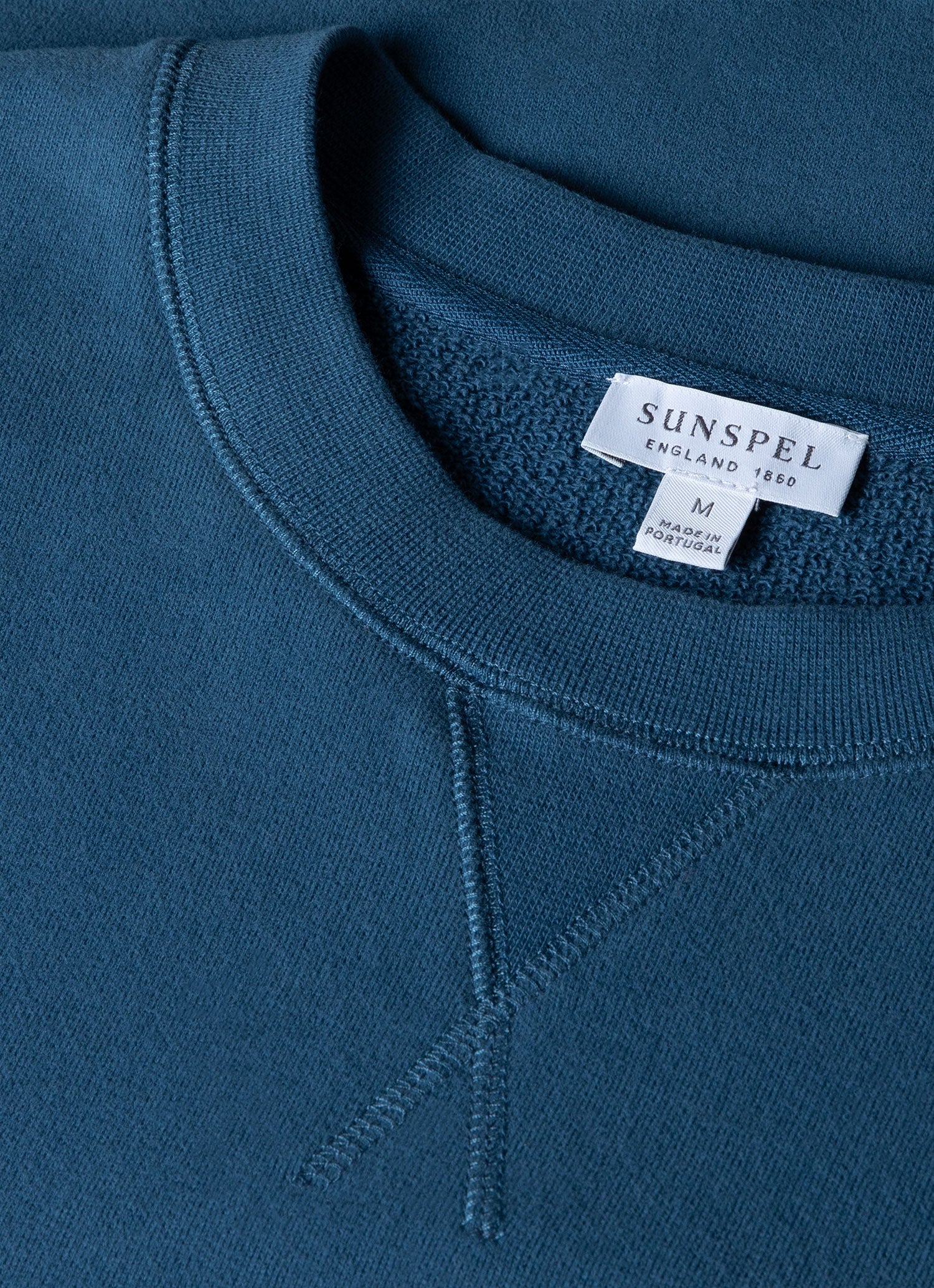 Men's Loopback Sweatshirt in Steel Blue - Image 4