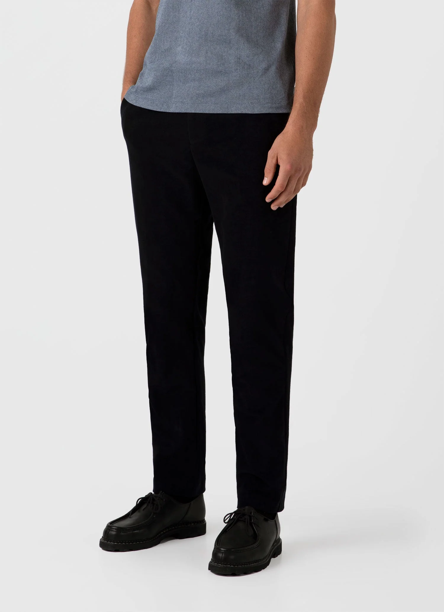 Men's Moleskin Trouser in Navy - Image 2