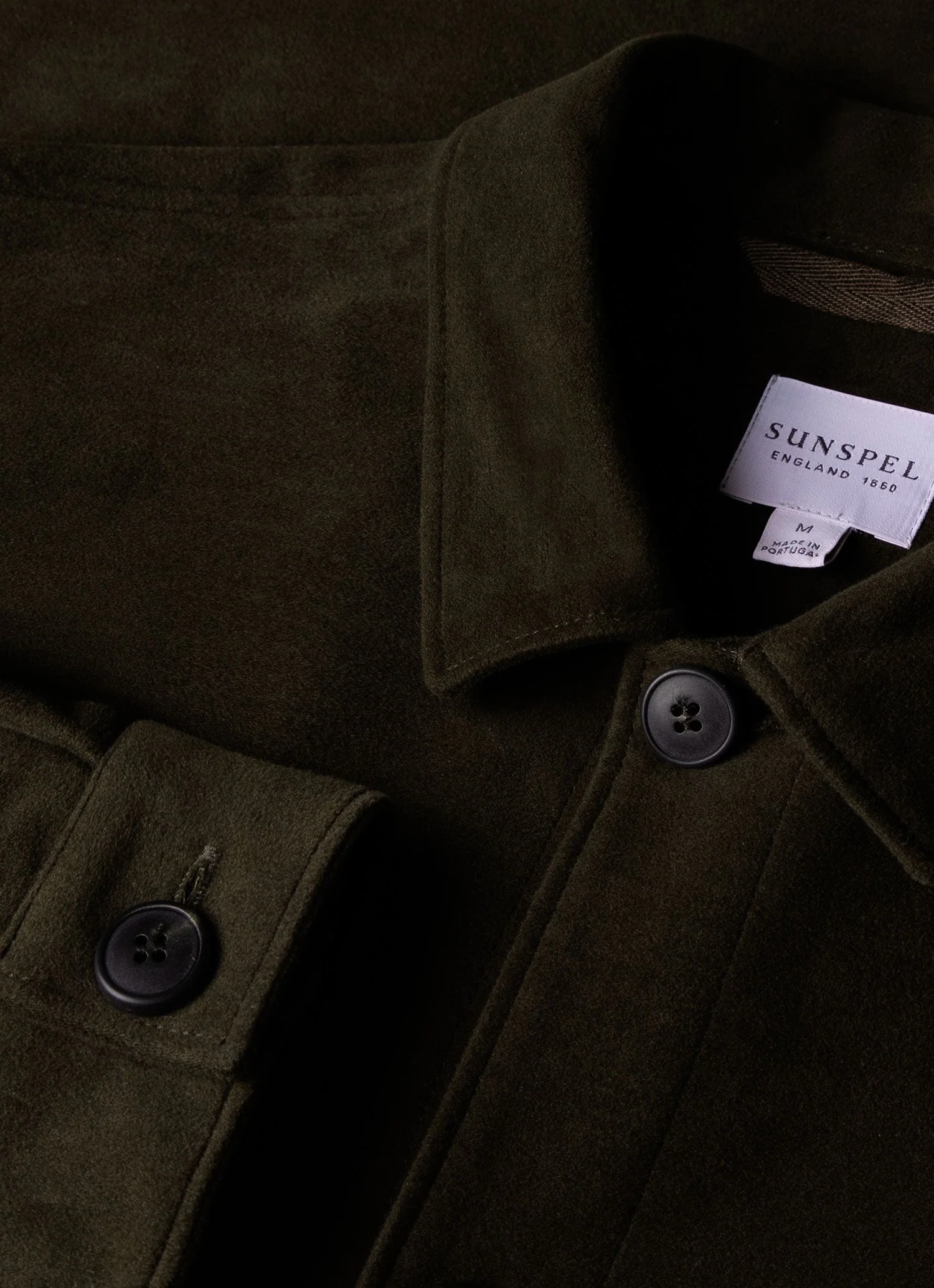 Men's Moleskin Twin Pocket Jacket in Peat - Image 4
