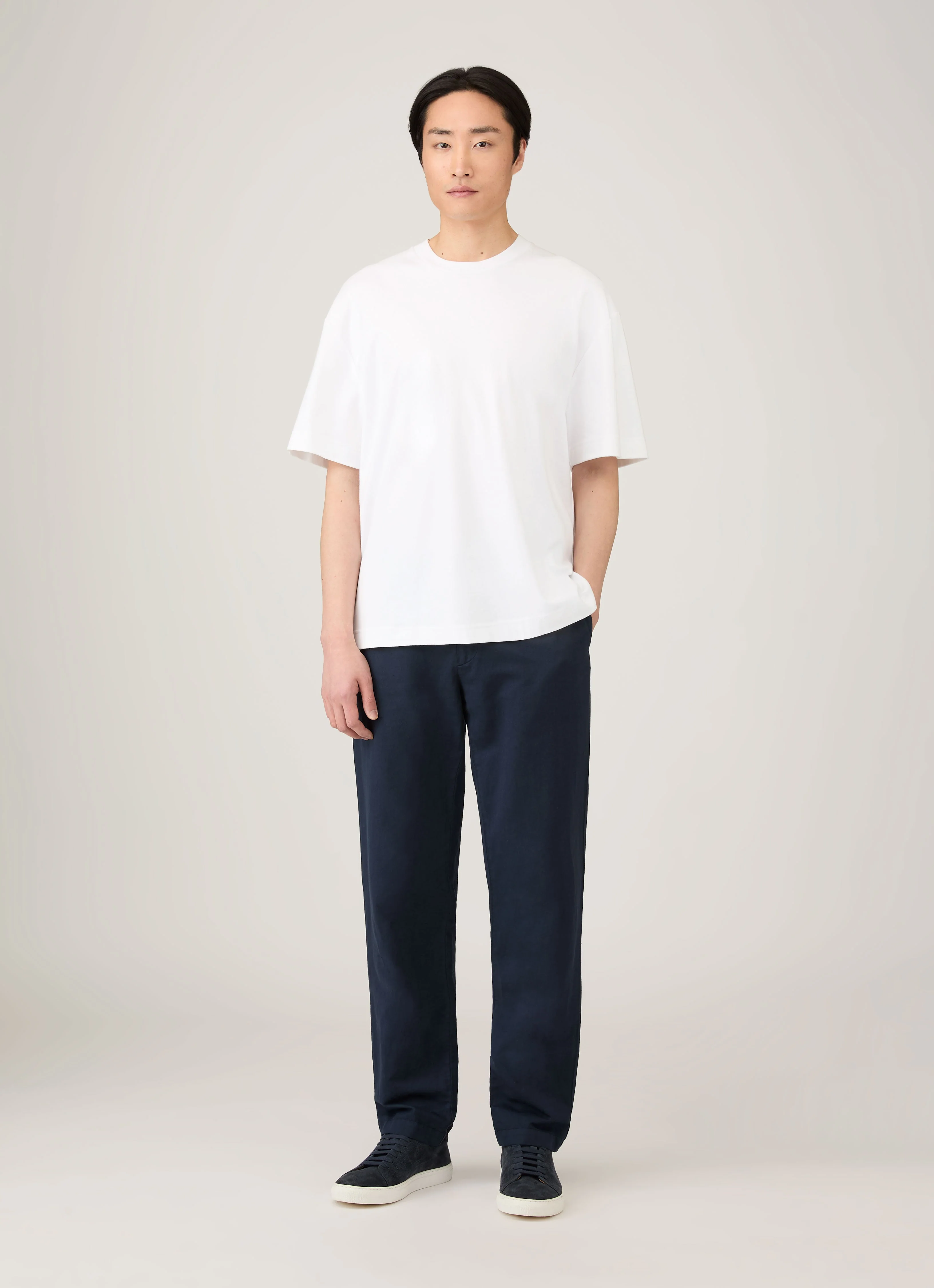 Men's Oversized Heavyweight T-shirt in White - Image 3
