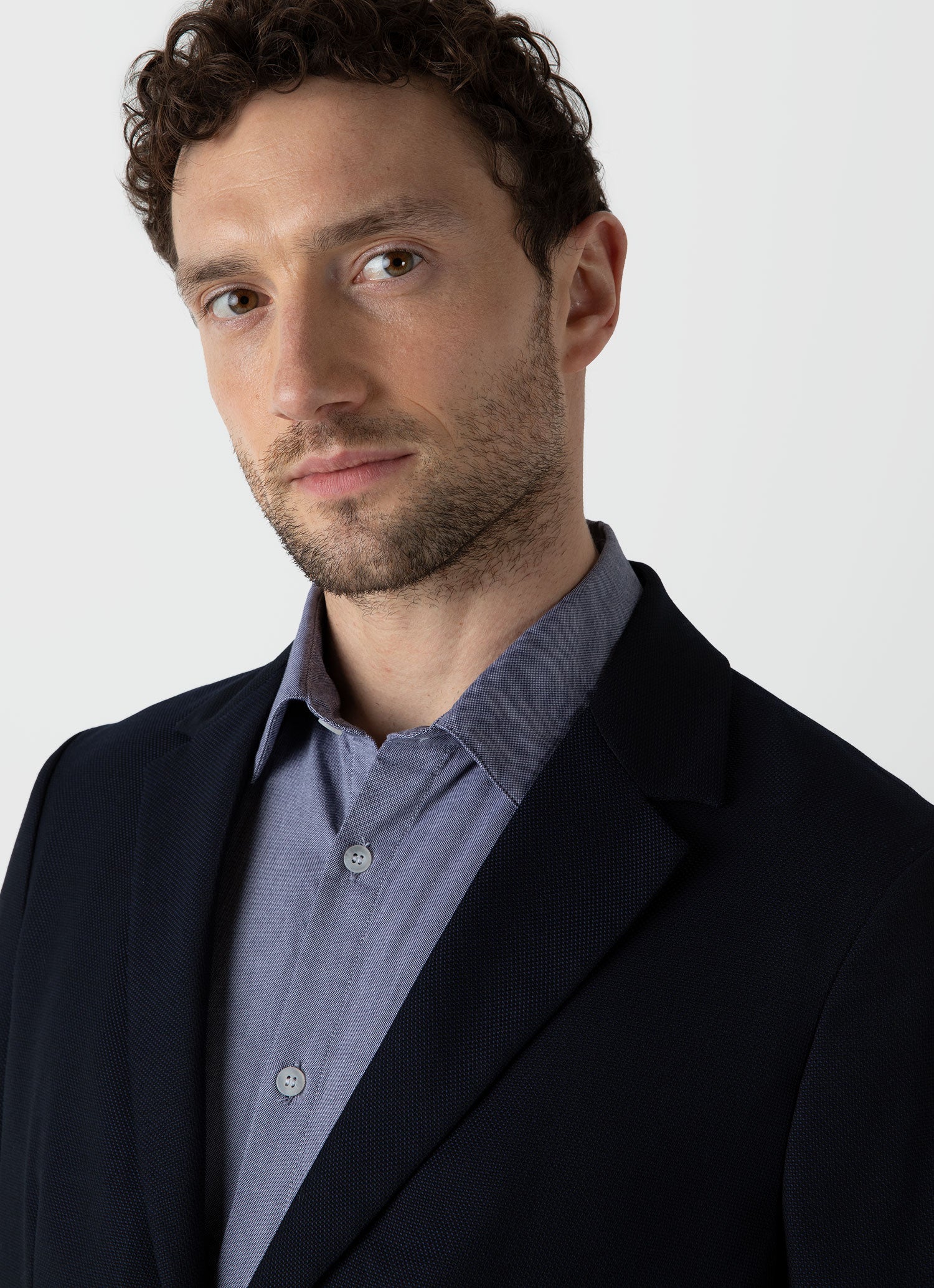 Men's Panama Blazer in Navy - Image 5