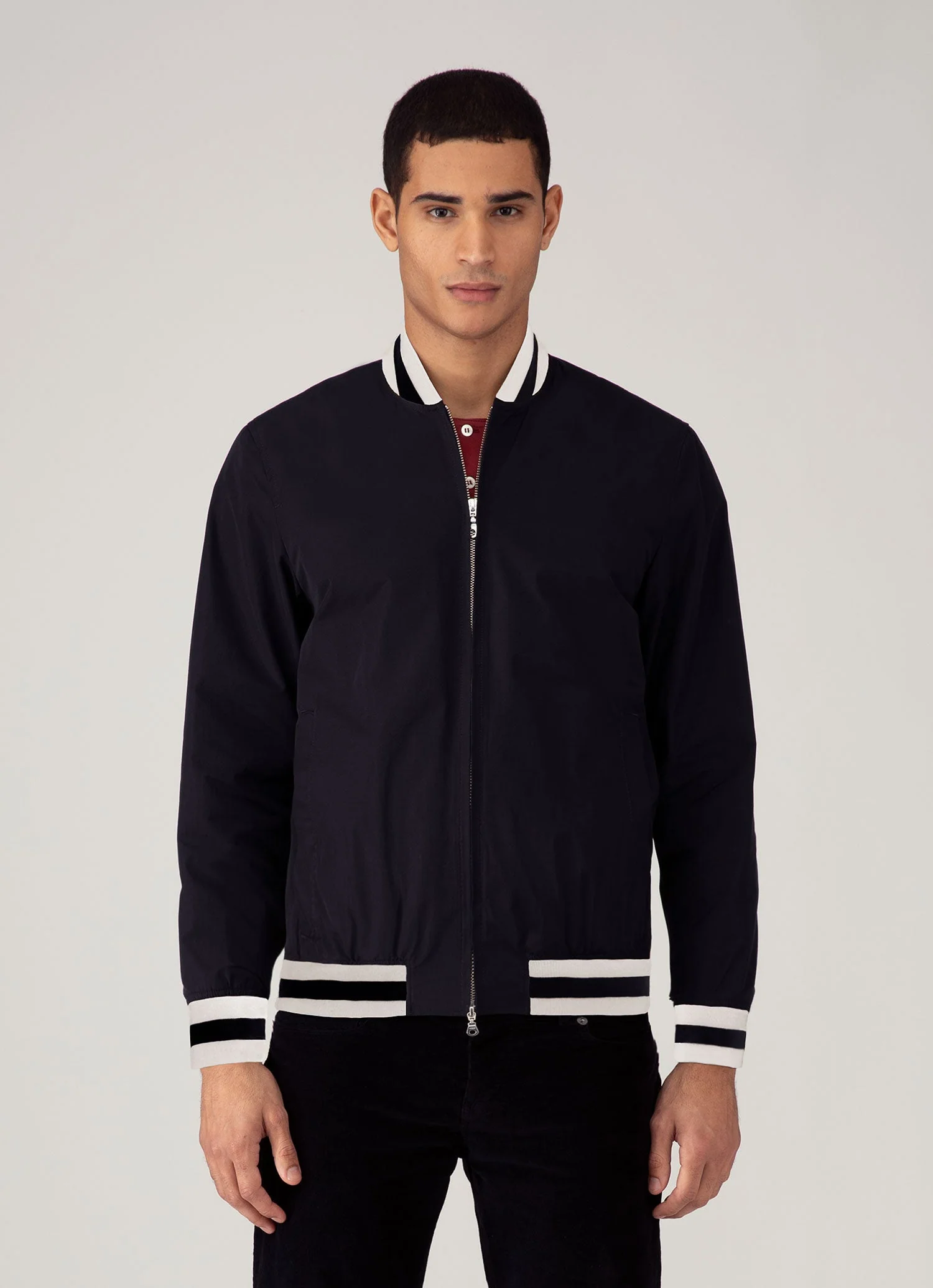 Men's Sunspel x Paul Weller Monkey Jacket in Midnight Navy - Image 2