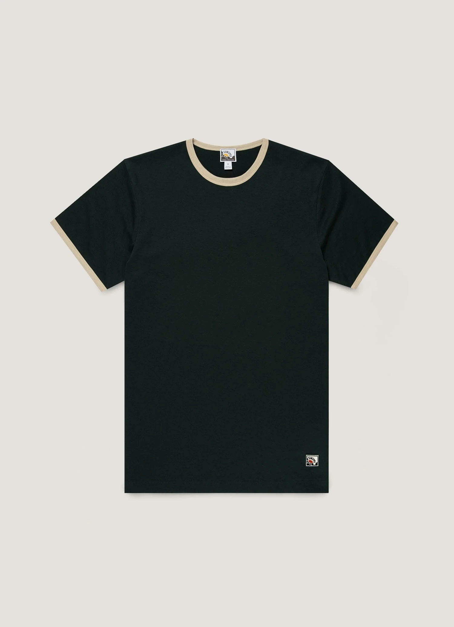 Men's Sunspel x Paul Weller Ringer T-shirt in Forest