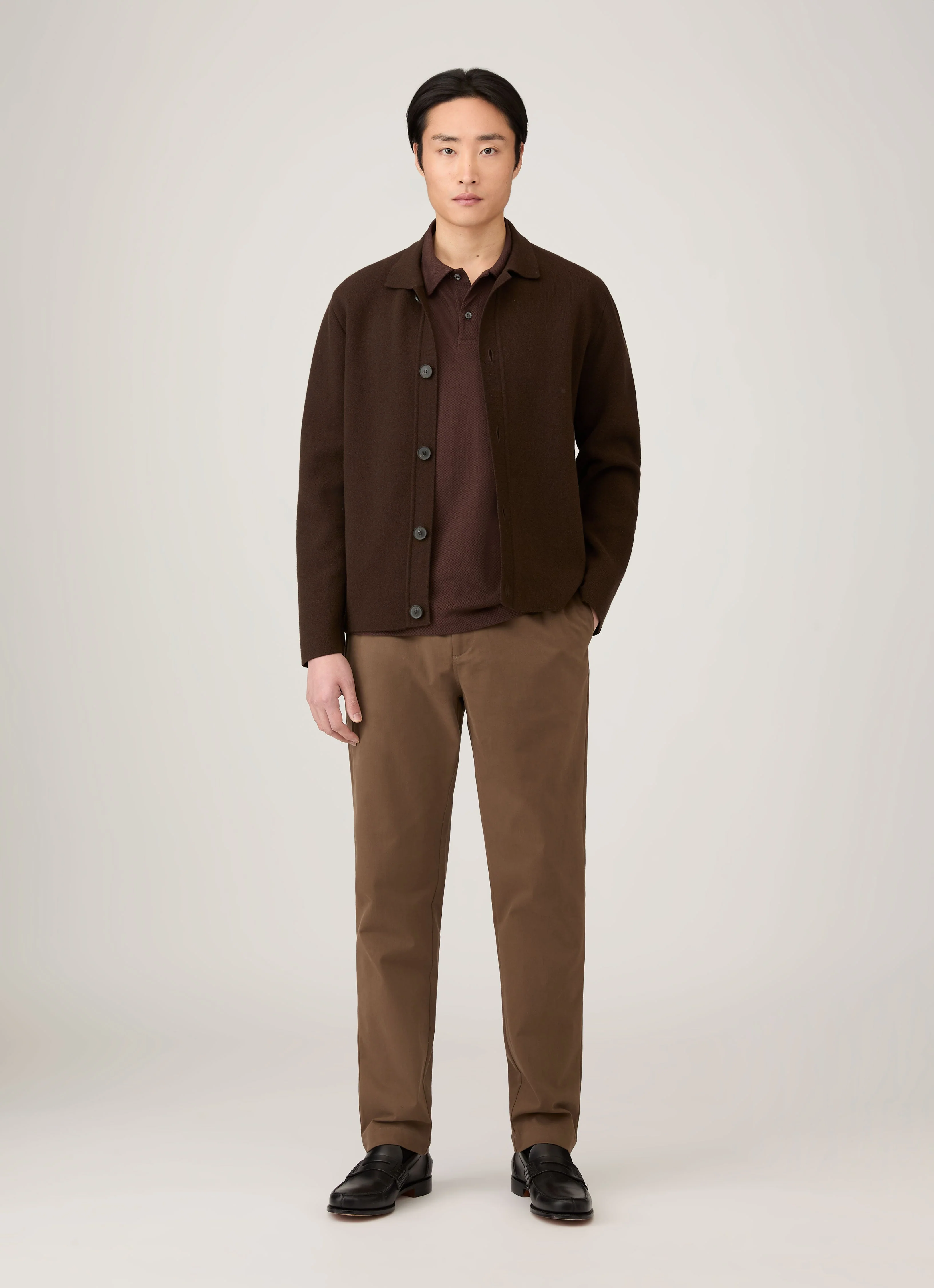Men's Regular Fit Riviera Polo Shirt in Bakelite - Image 3