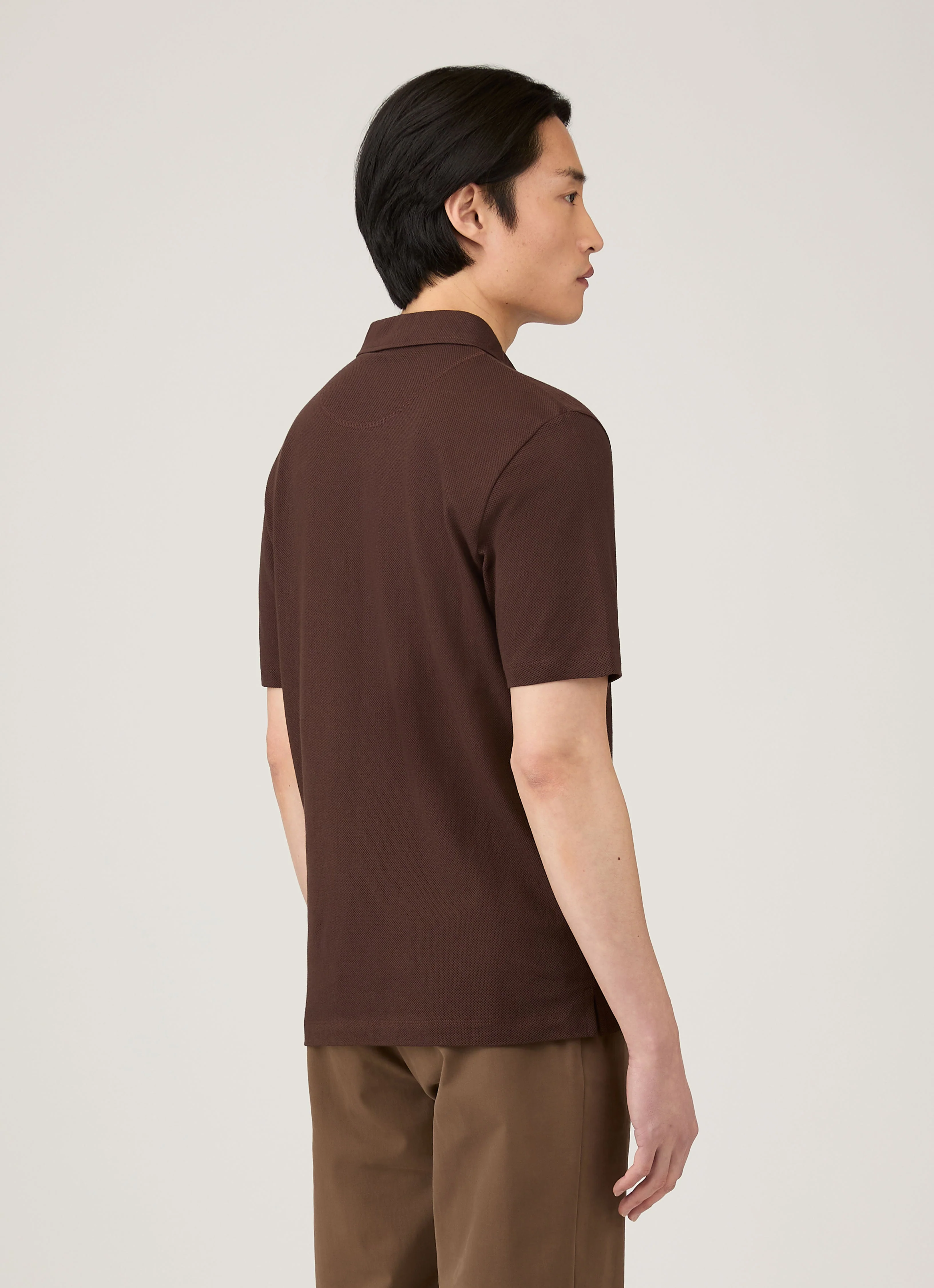 Men's Regular Fit Riviera Polo Shirt in Bakelite - Image 5