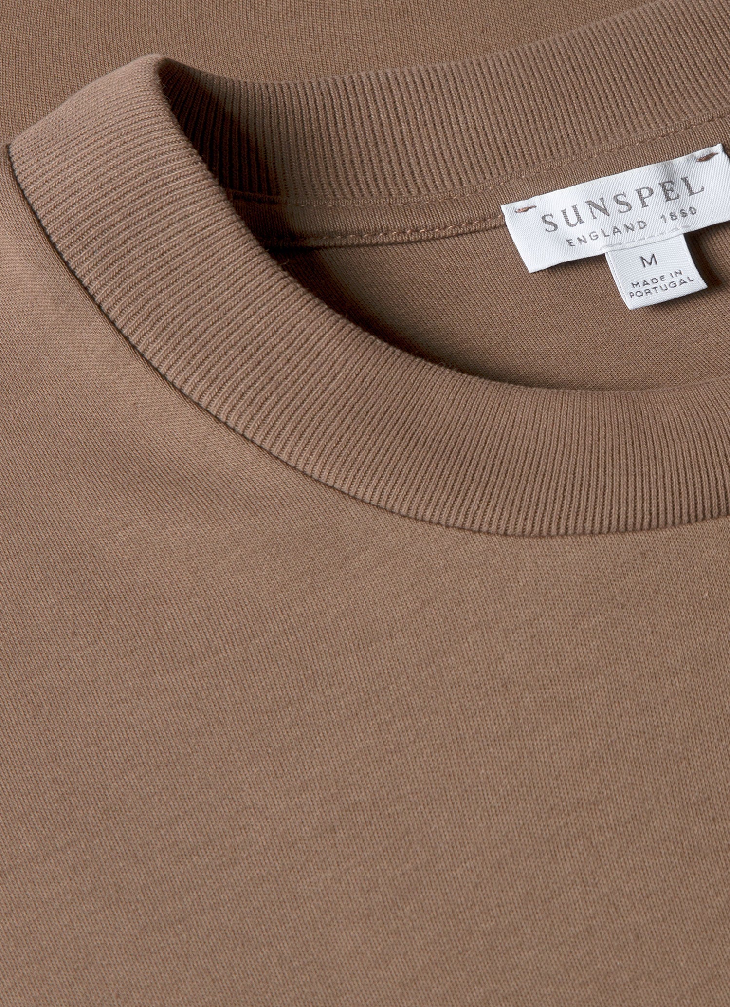 Men's Relaxed Fit Heavyweight T-shirt in Bark - Image 4