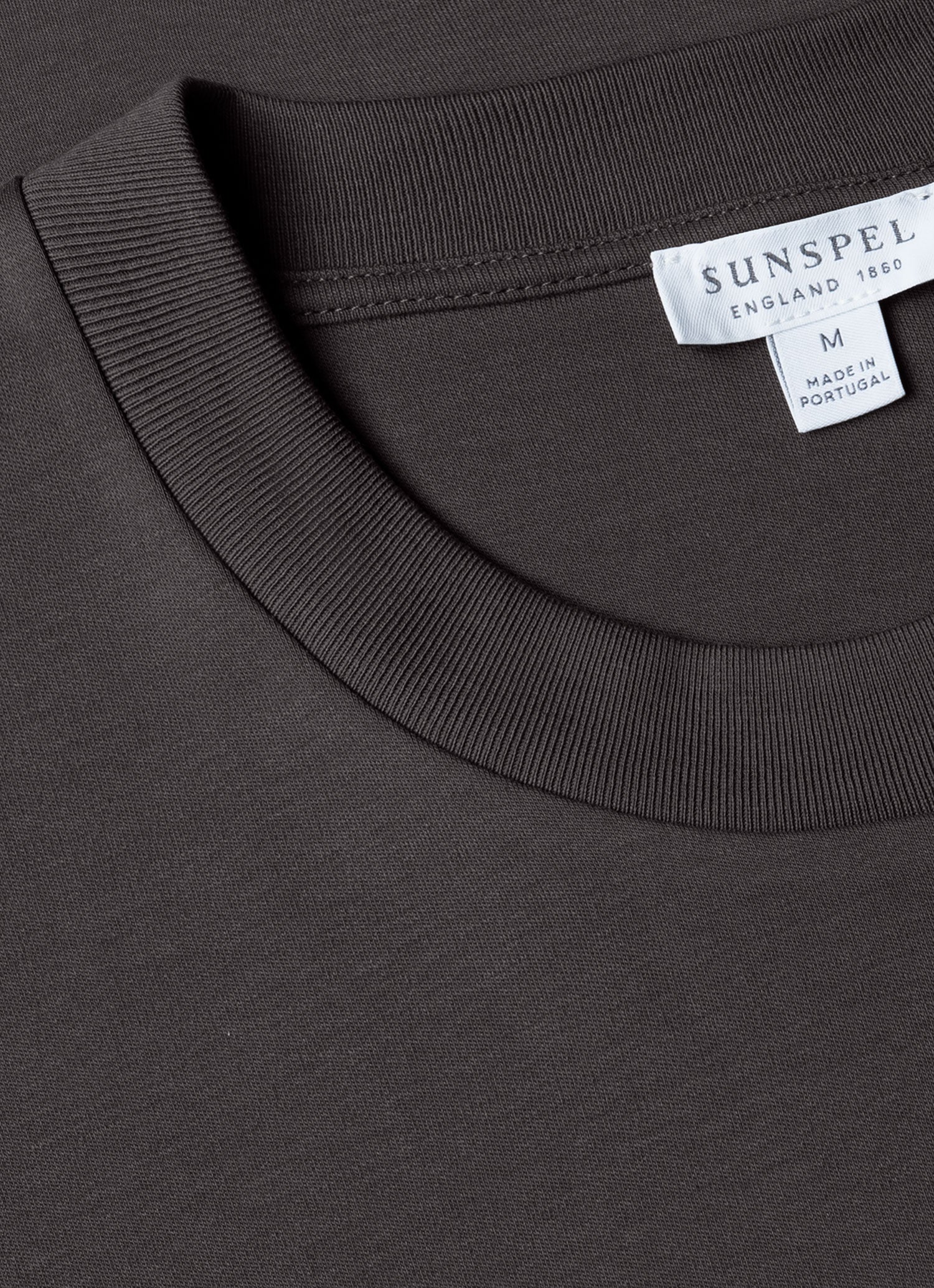 Men's Relaxed Fit Heavyweight T-shirt in Charcoal - Image 4