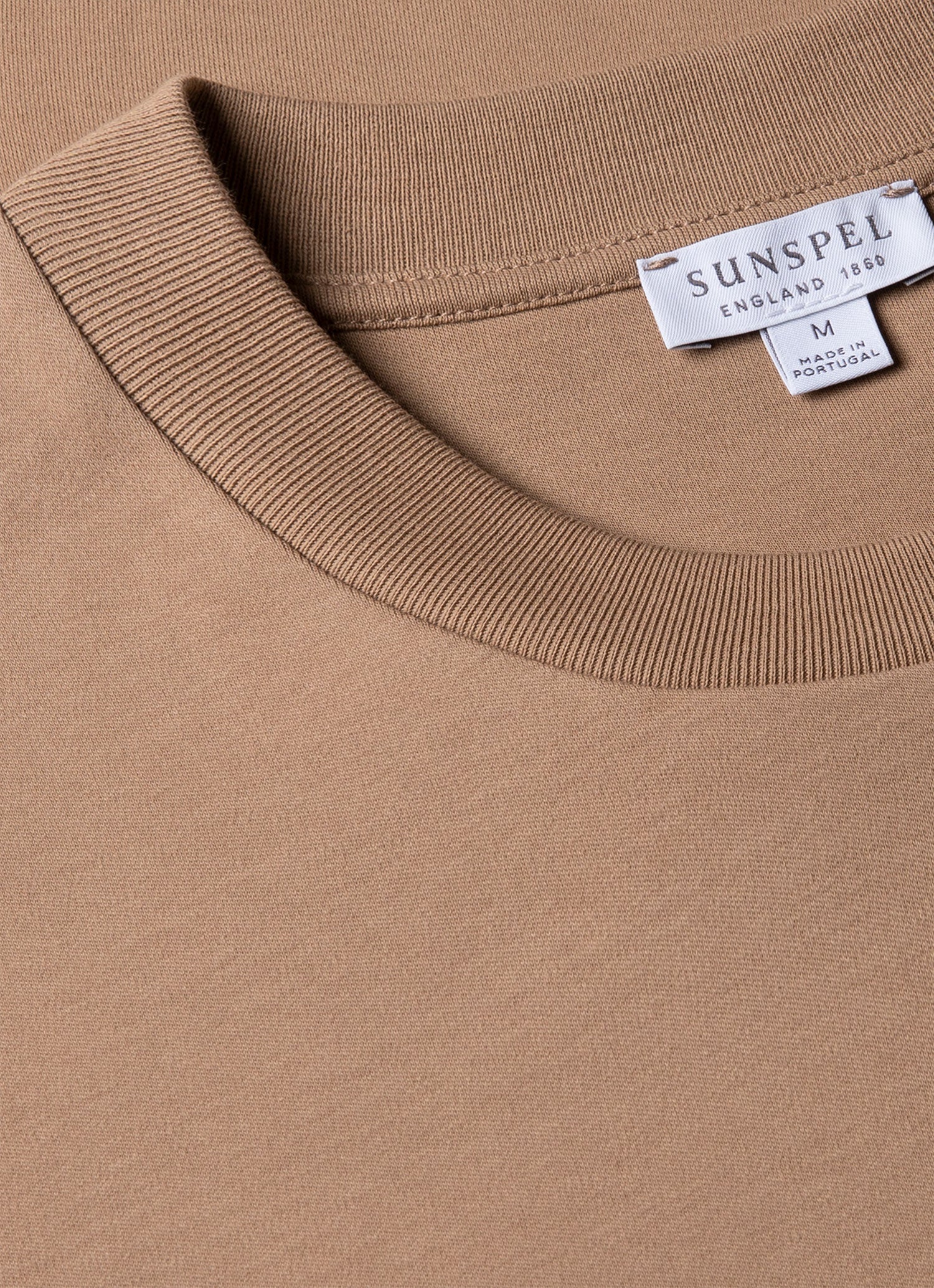 Men's Relaxed Fit Heavyweight T-shirt in Dune - Image 4
