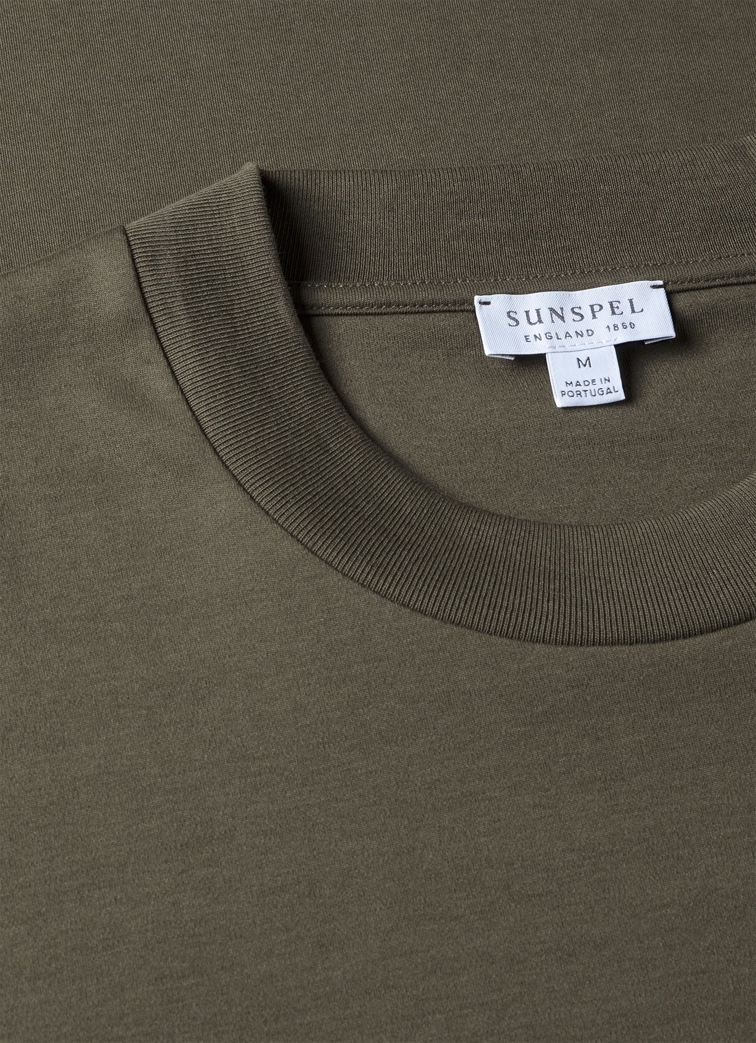 Men's Relaxed Fit Heavyweight T-shirt in Khaki - Image 4