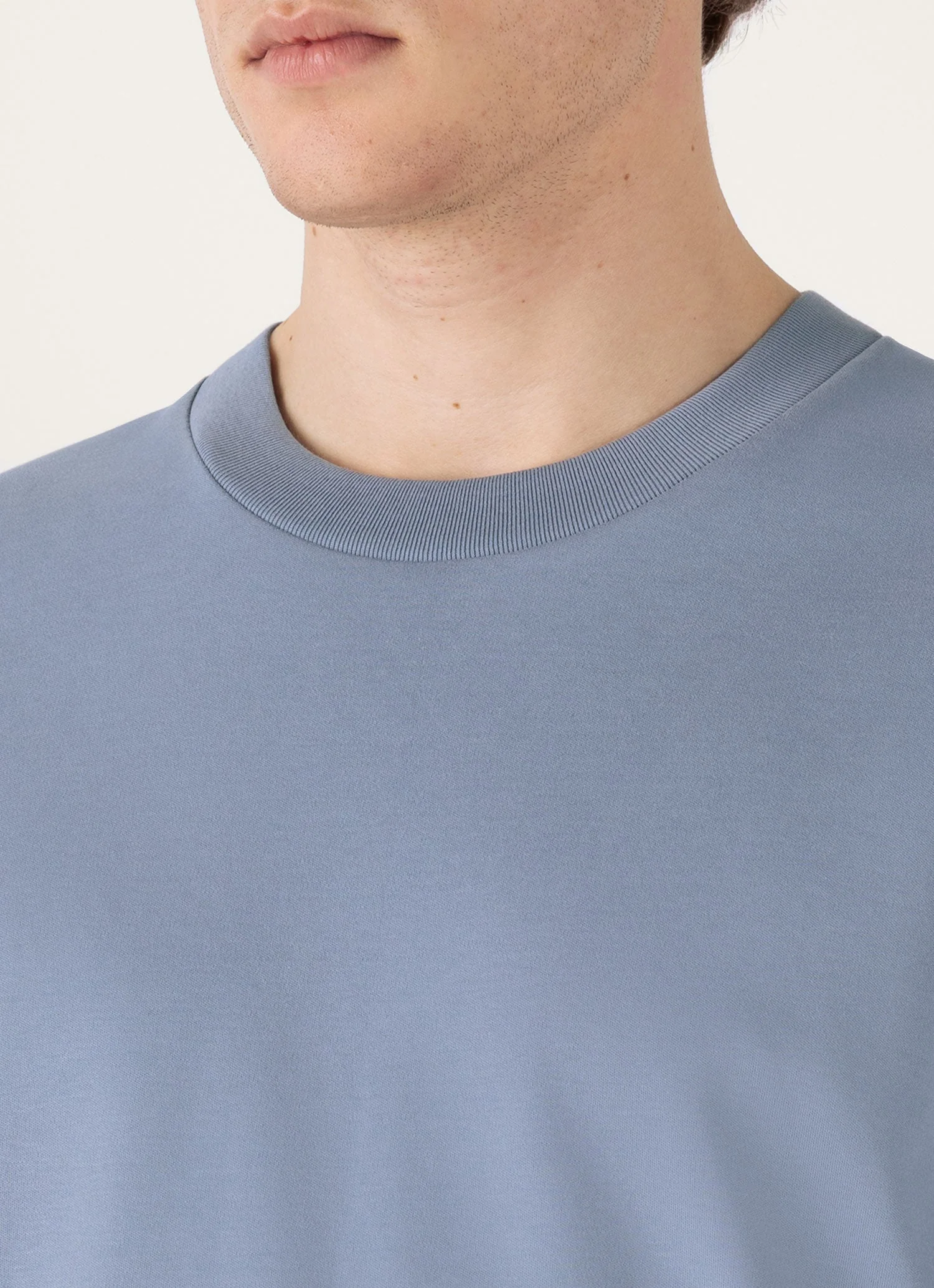 Men's Relaxed Fit Heavyweight T-shirt in Vintage Blue - Image 6