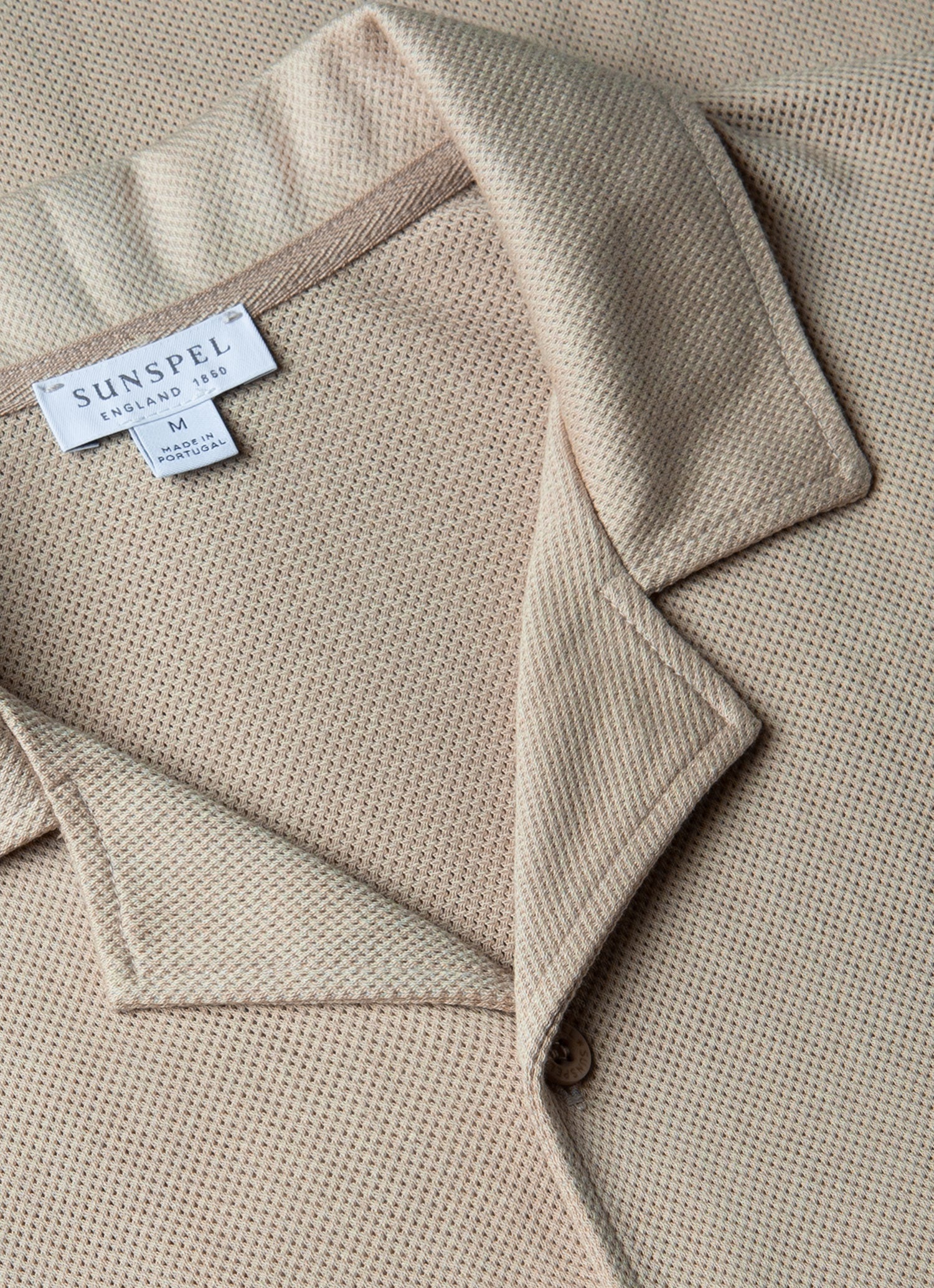 Men's Riviera Camp Collar Shirt in Ash Grey - Image 4