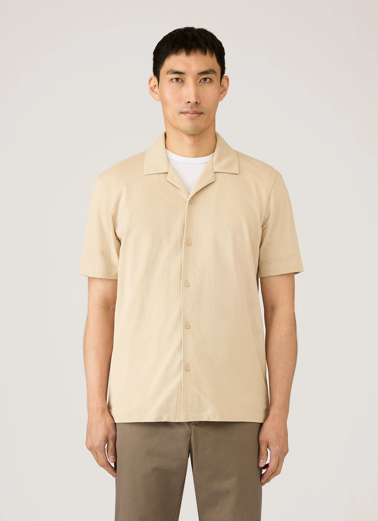 Men's Riviera Camp Collar Shirt in Hazelwood - Image 2
