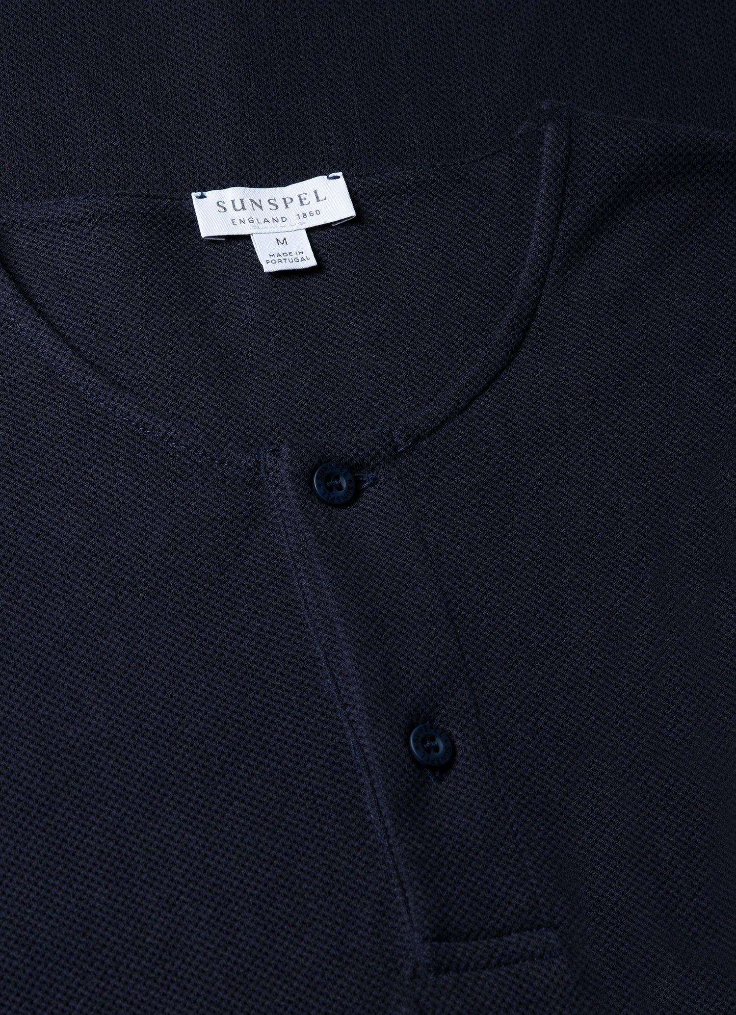 Men's Riviera Henley in Navy - Image 4