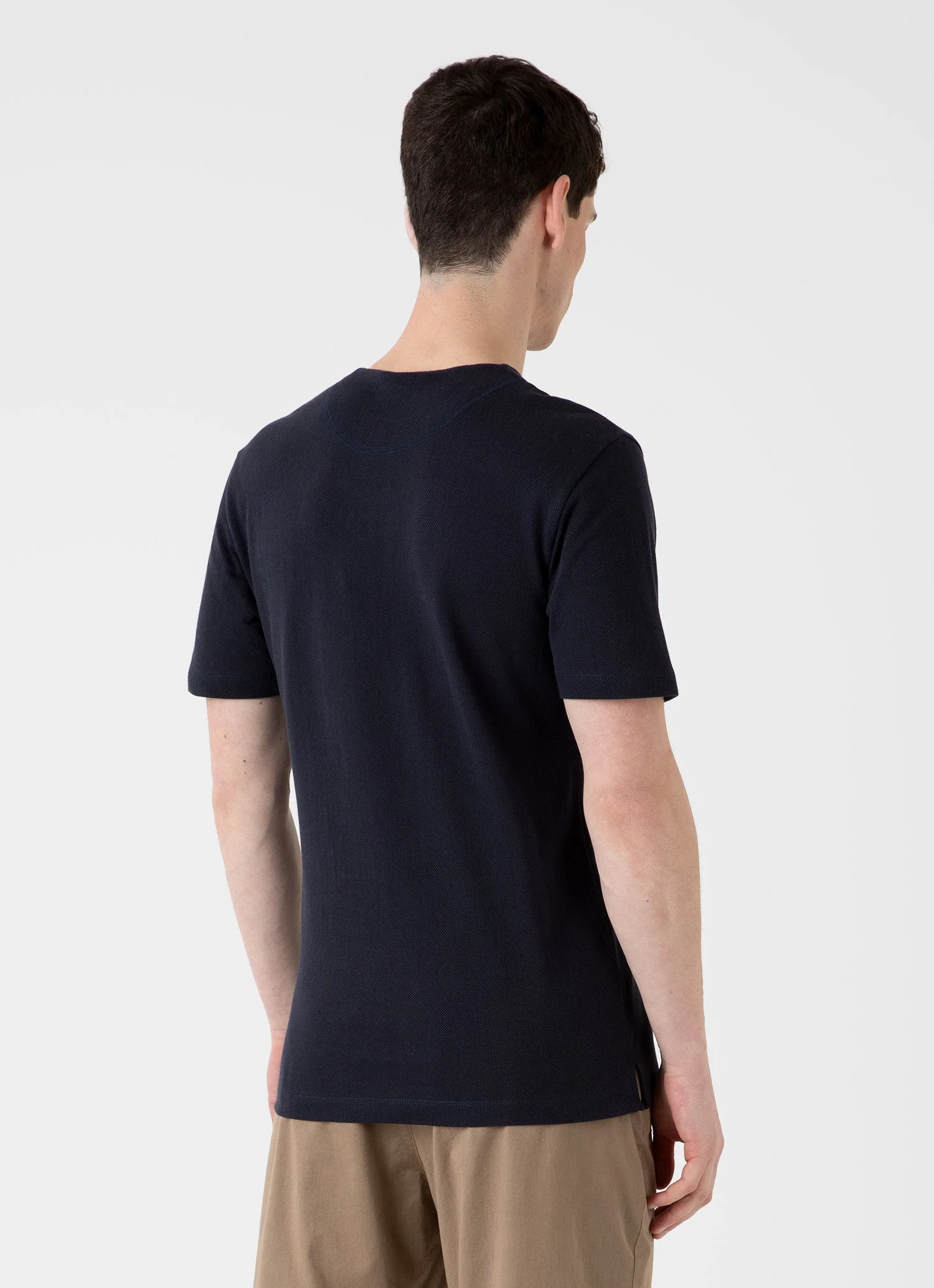 Men's Riviera Henley in Navy - Image 5