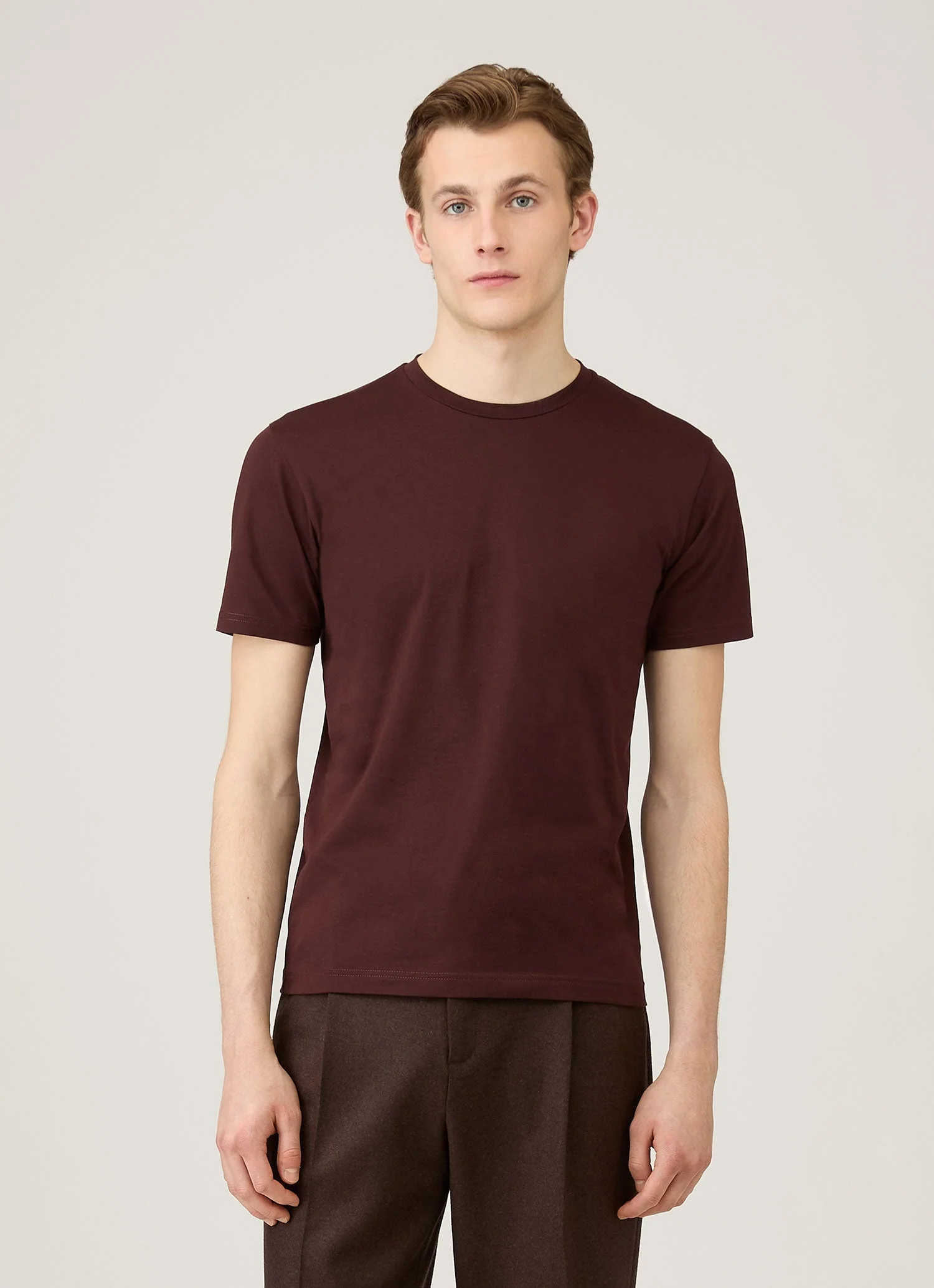 Men's Riviera Midweight T-shirt in Bakelite - Image 2
