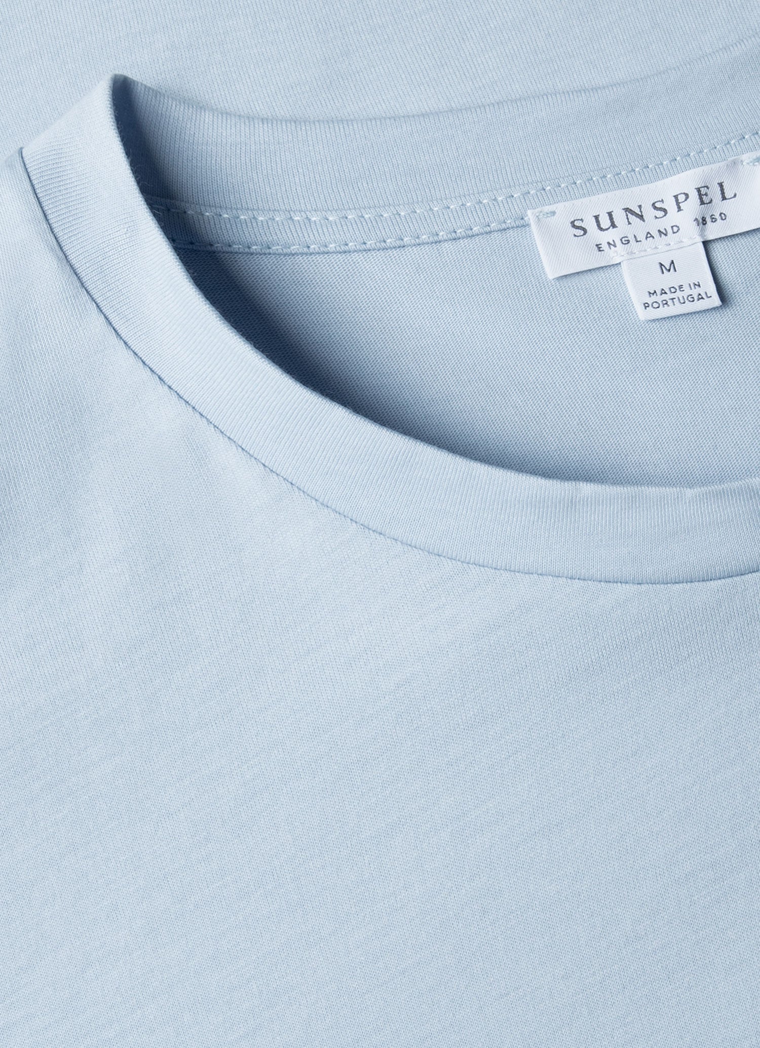 Men's Riviera Midweight T-shirt in Blue Mist - Image 4