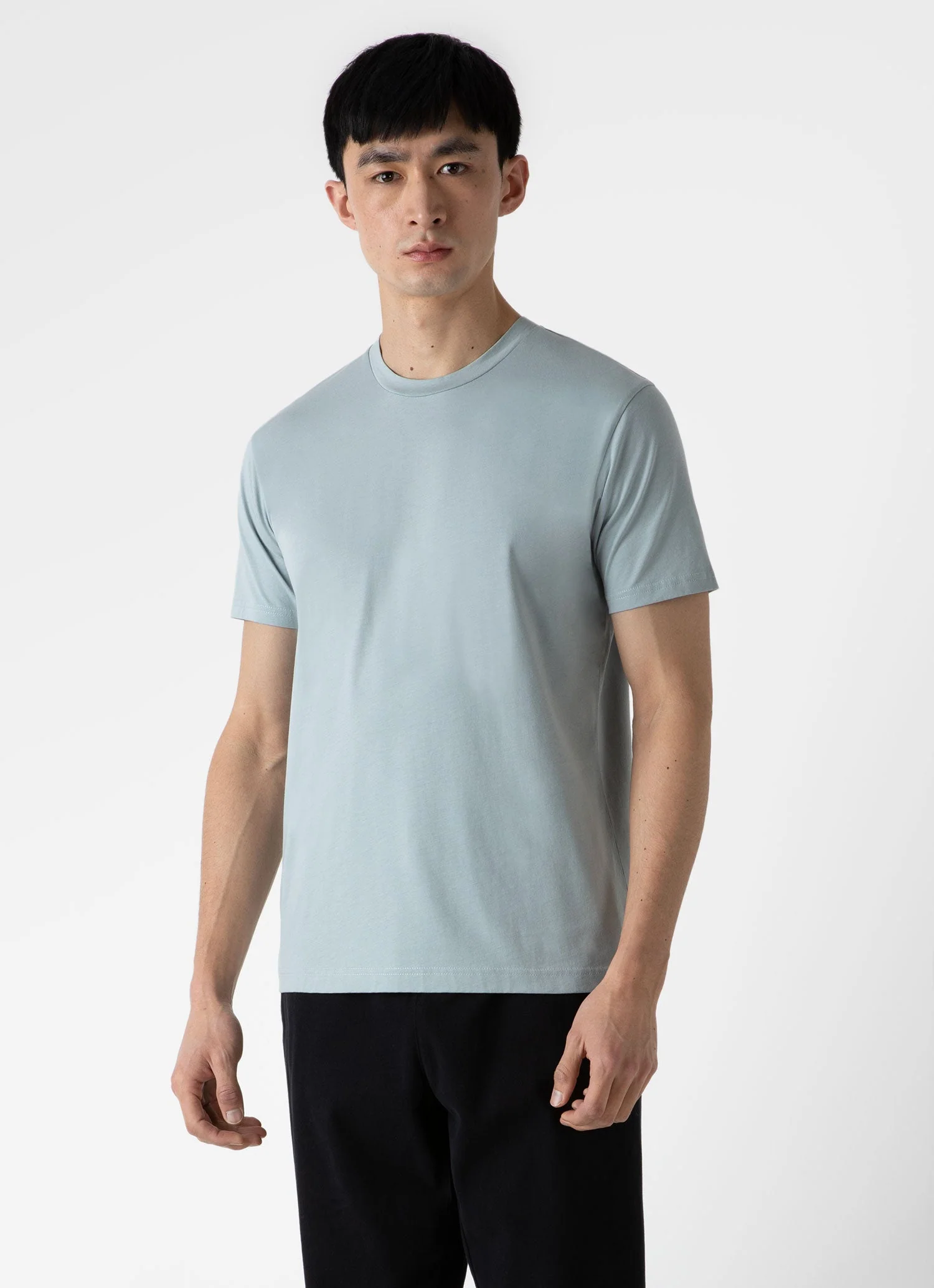 Men's Riviera Midweight T-shirt in Blue Sage - Image 2