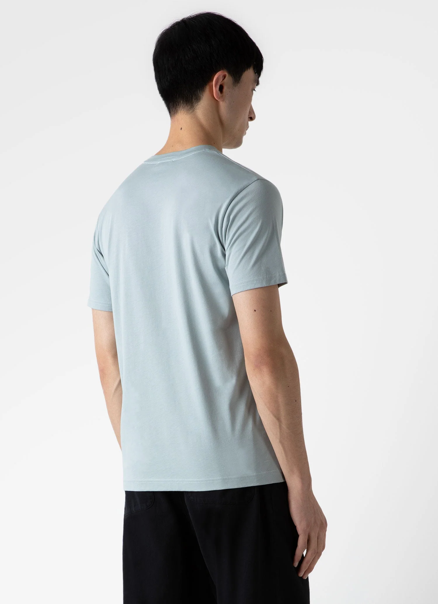 Men's Riviera Midweight T-shirt in Blue Sage - Image 4