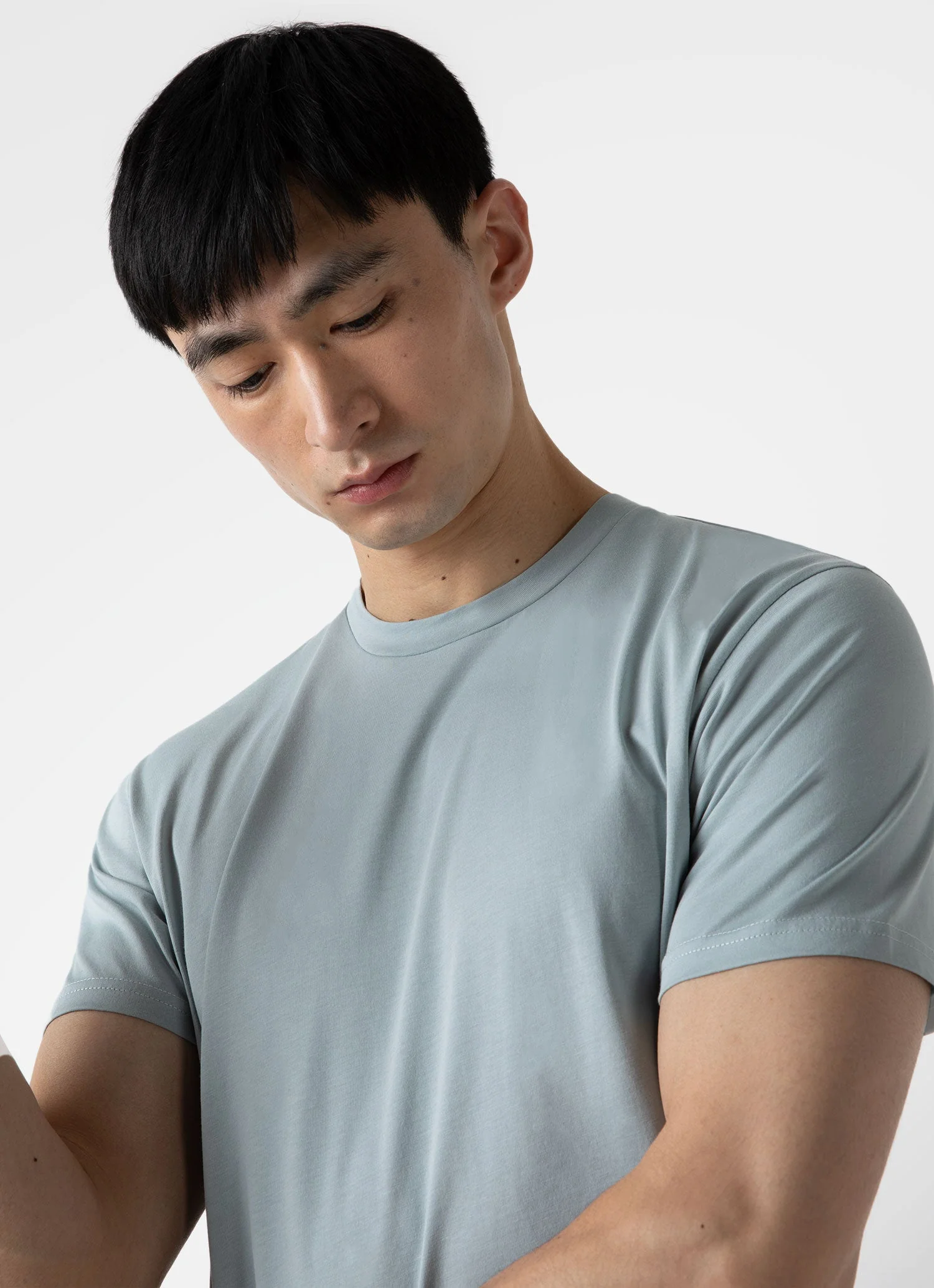 Men's Riviera Midweight T-shirt in Blue Sage - Image 5