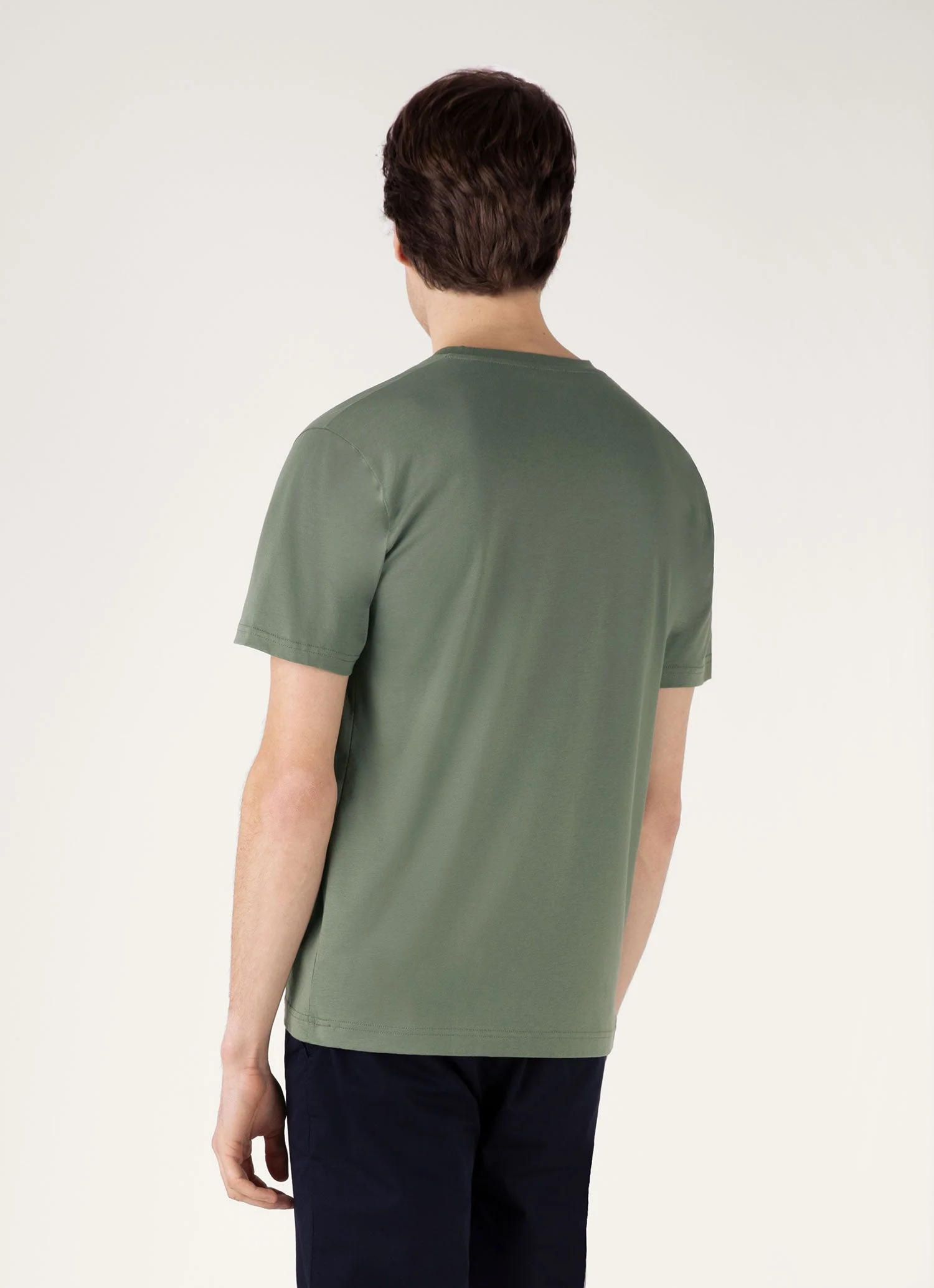 Men's Riviera Midweight T-shirt in Dusk Green - Image 5