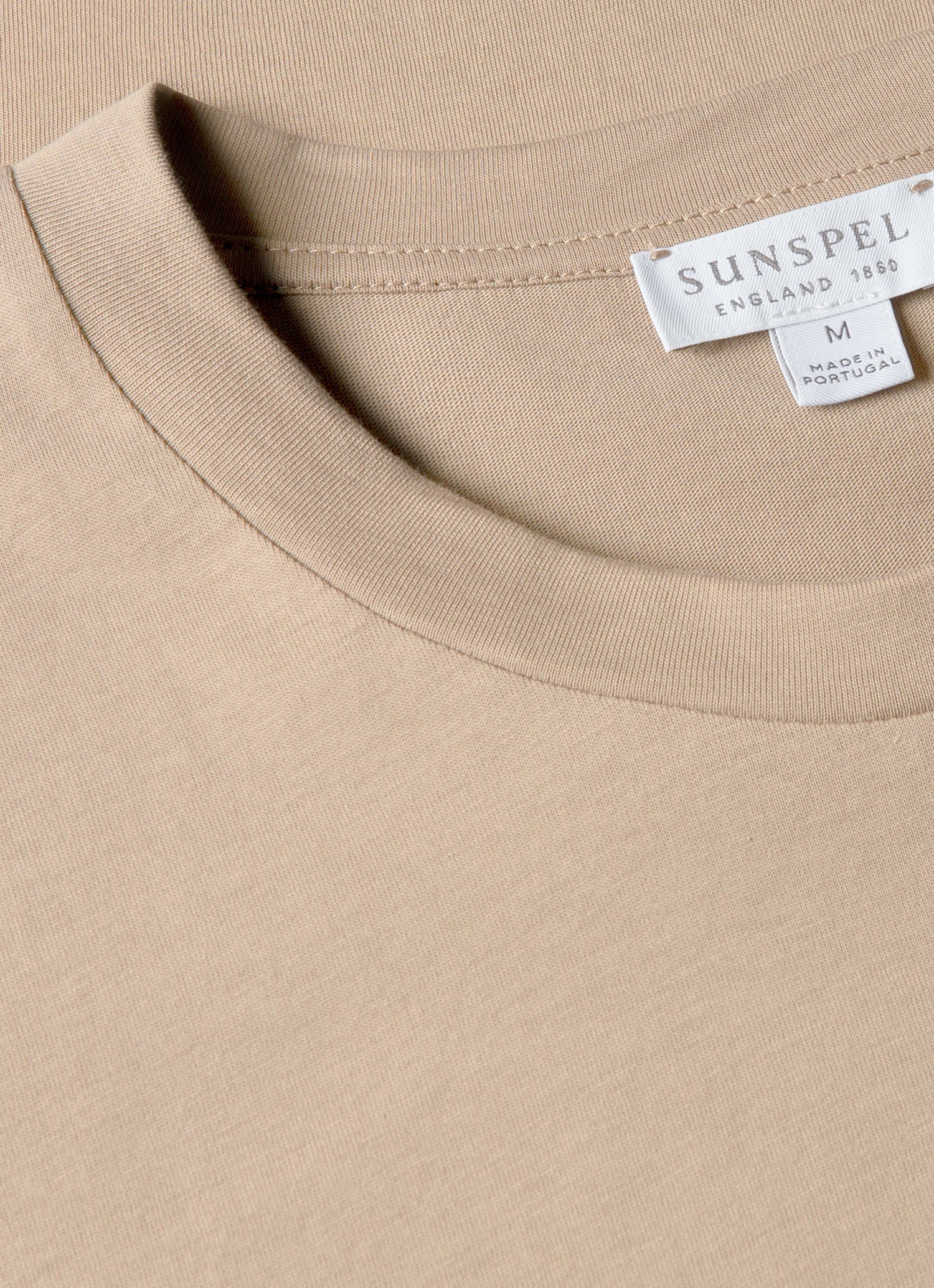 Men's Riviera Midweight T-shirt in Mink - Image 4