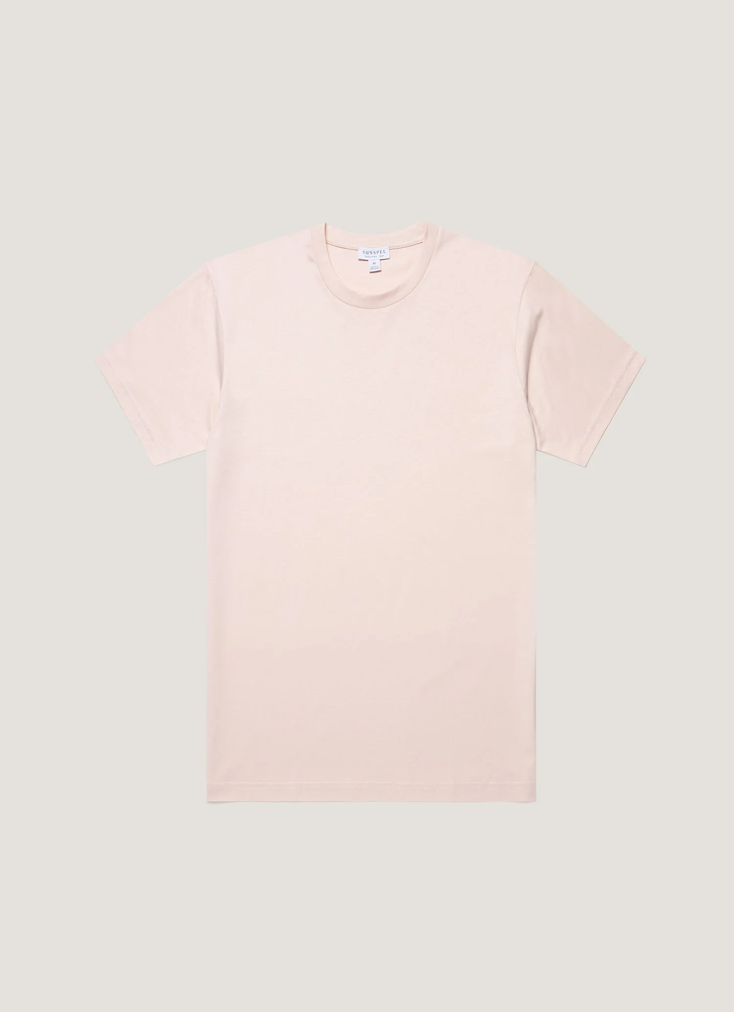 Men's Riviera Midweight T-shirt in Pastel Pink