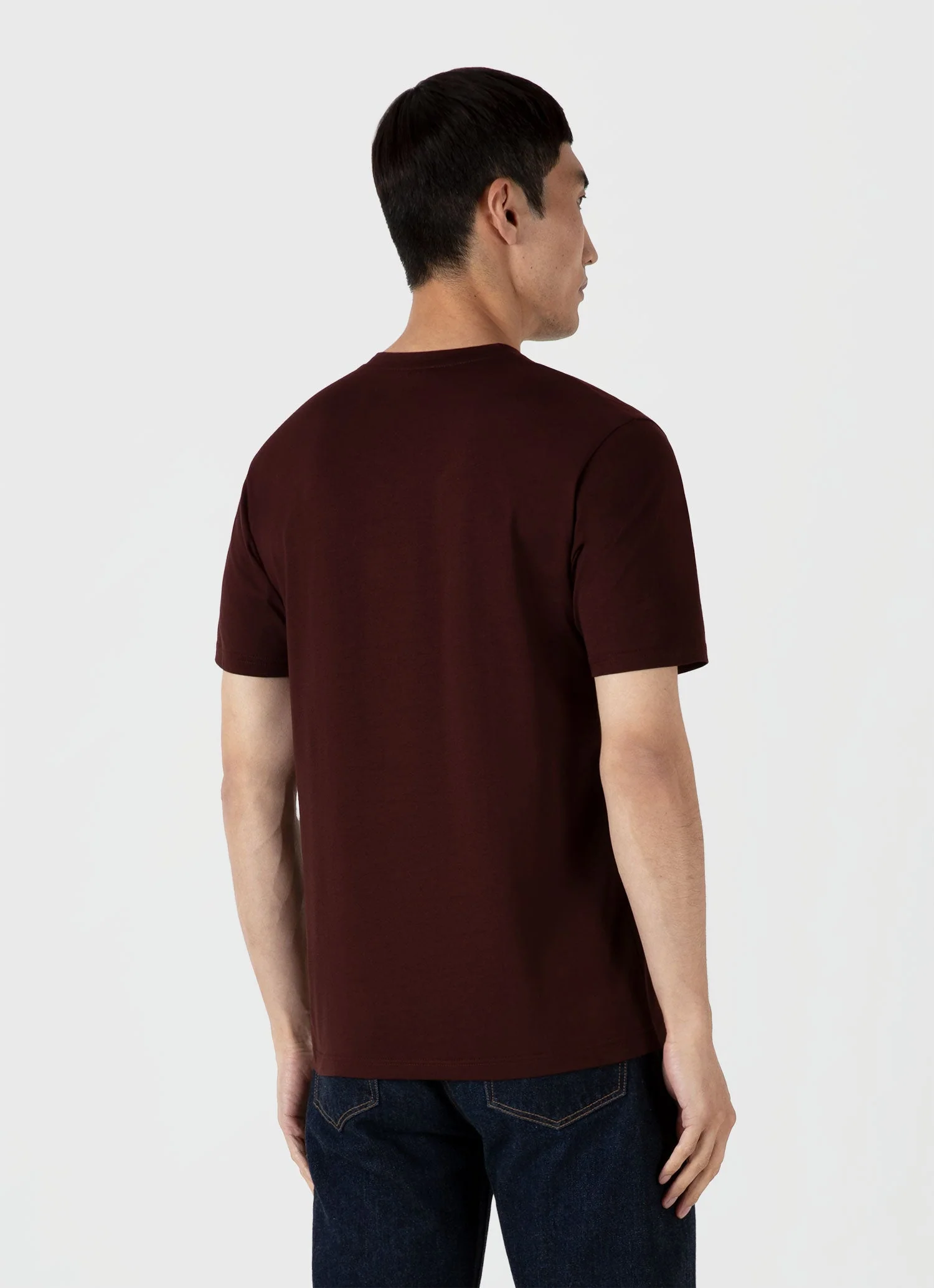 Men's Riviera Midweight T-shirt in Raisin - Image 5