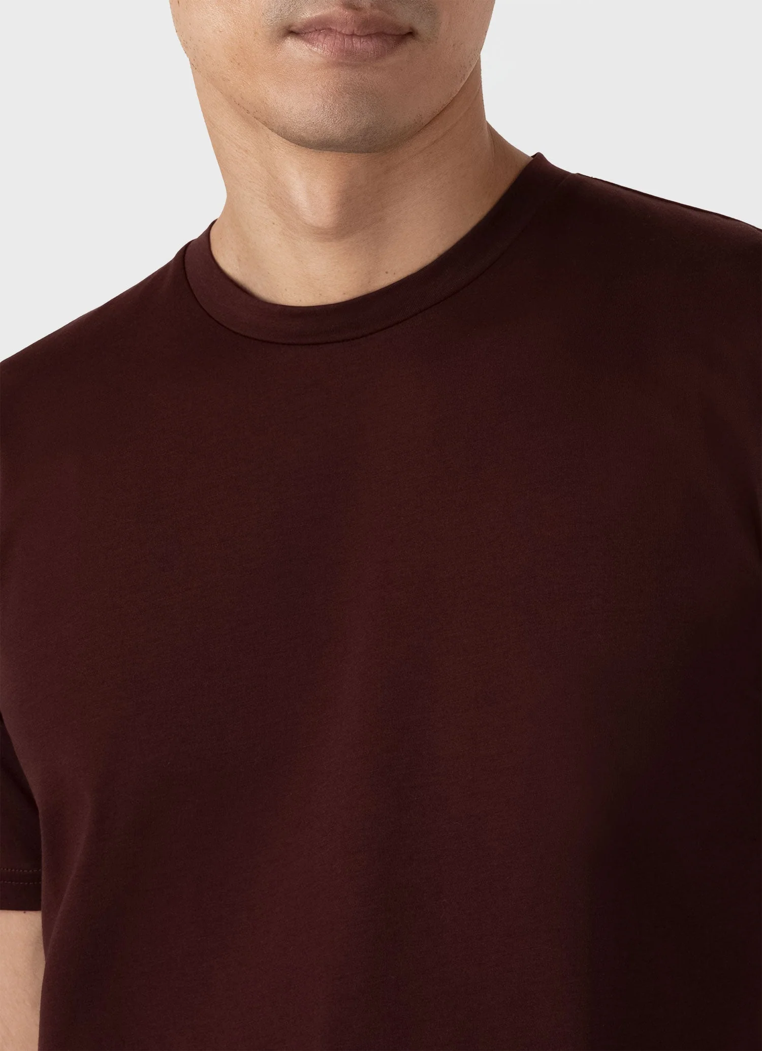 Men's Riviera Midweight T-shirt in Raisin - Image 6