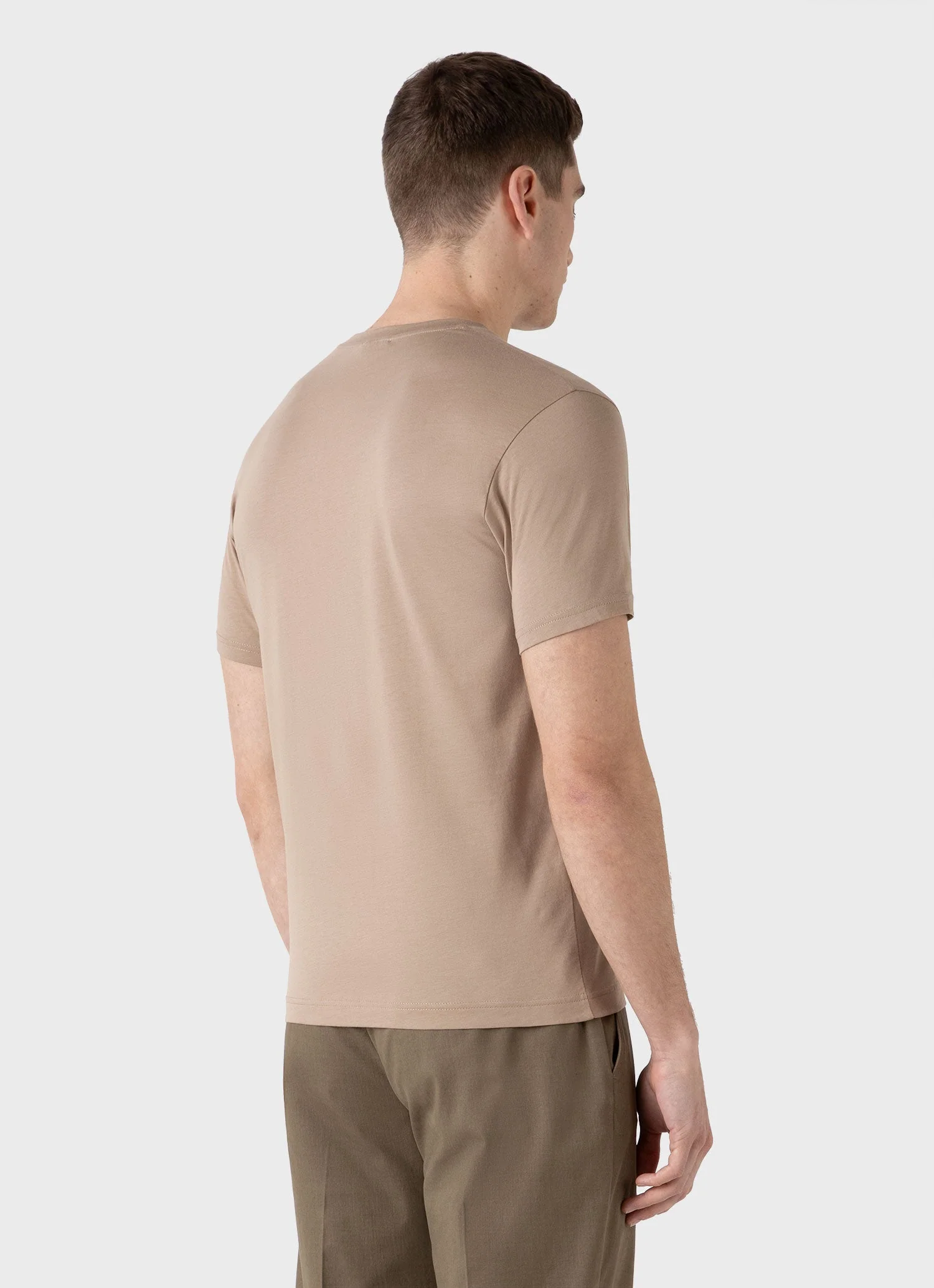 Men's Riviera Midweight T-shirt in Sandstone - Image 5