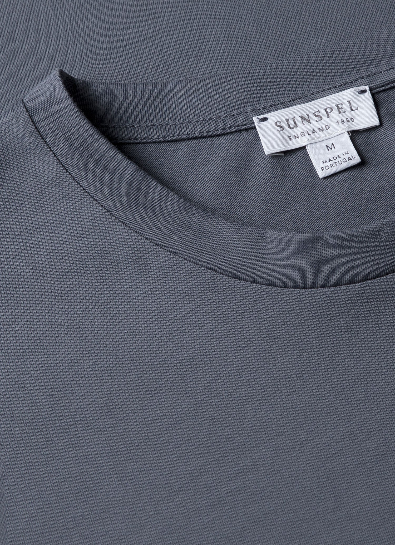 Men's Riviera Midweight T-shirt in Slate Blue - Image 4
