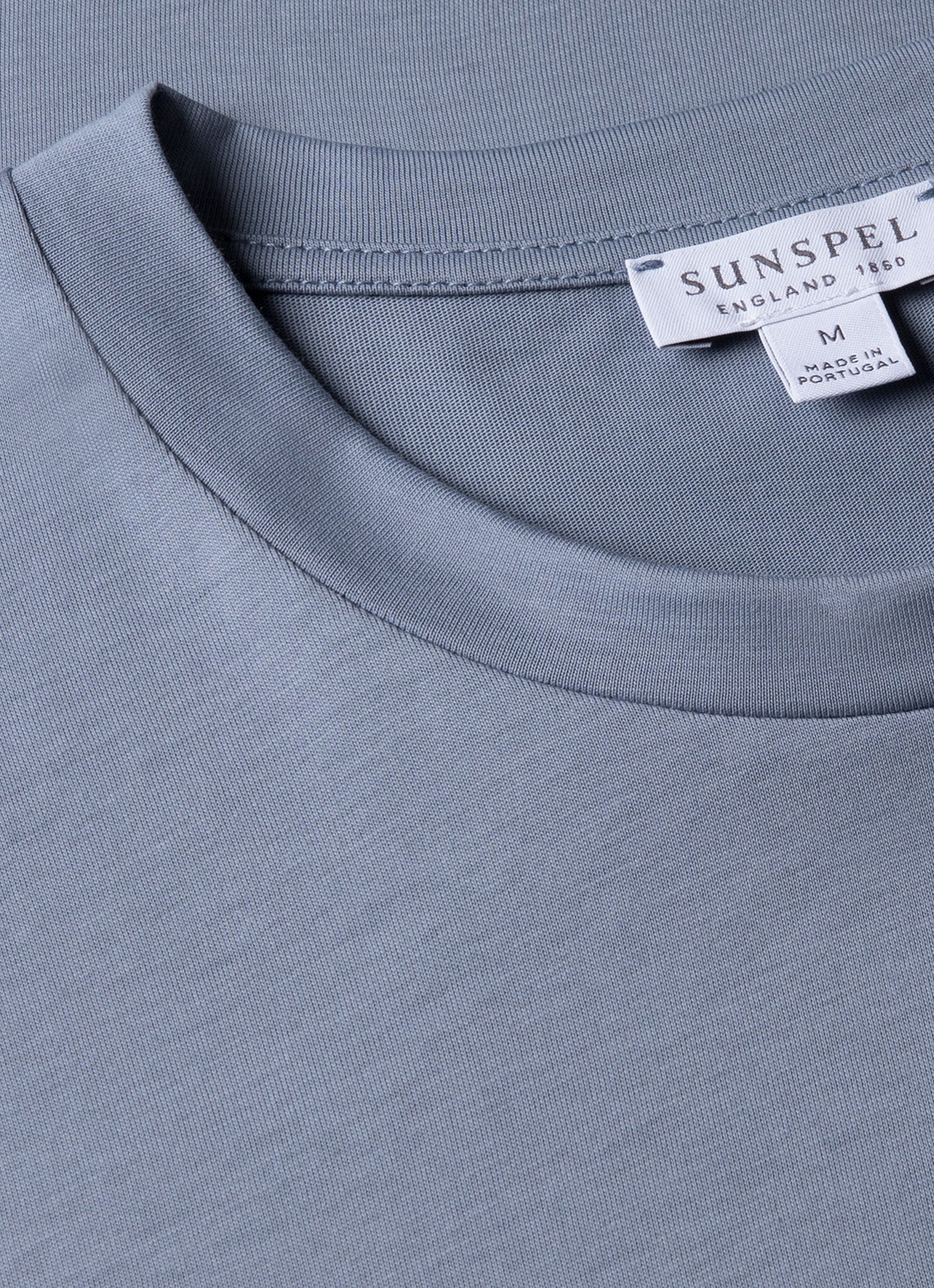 Men's Riviera Midweight T-shirt in Vintage Blue - Image 4