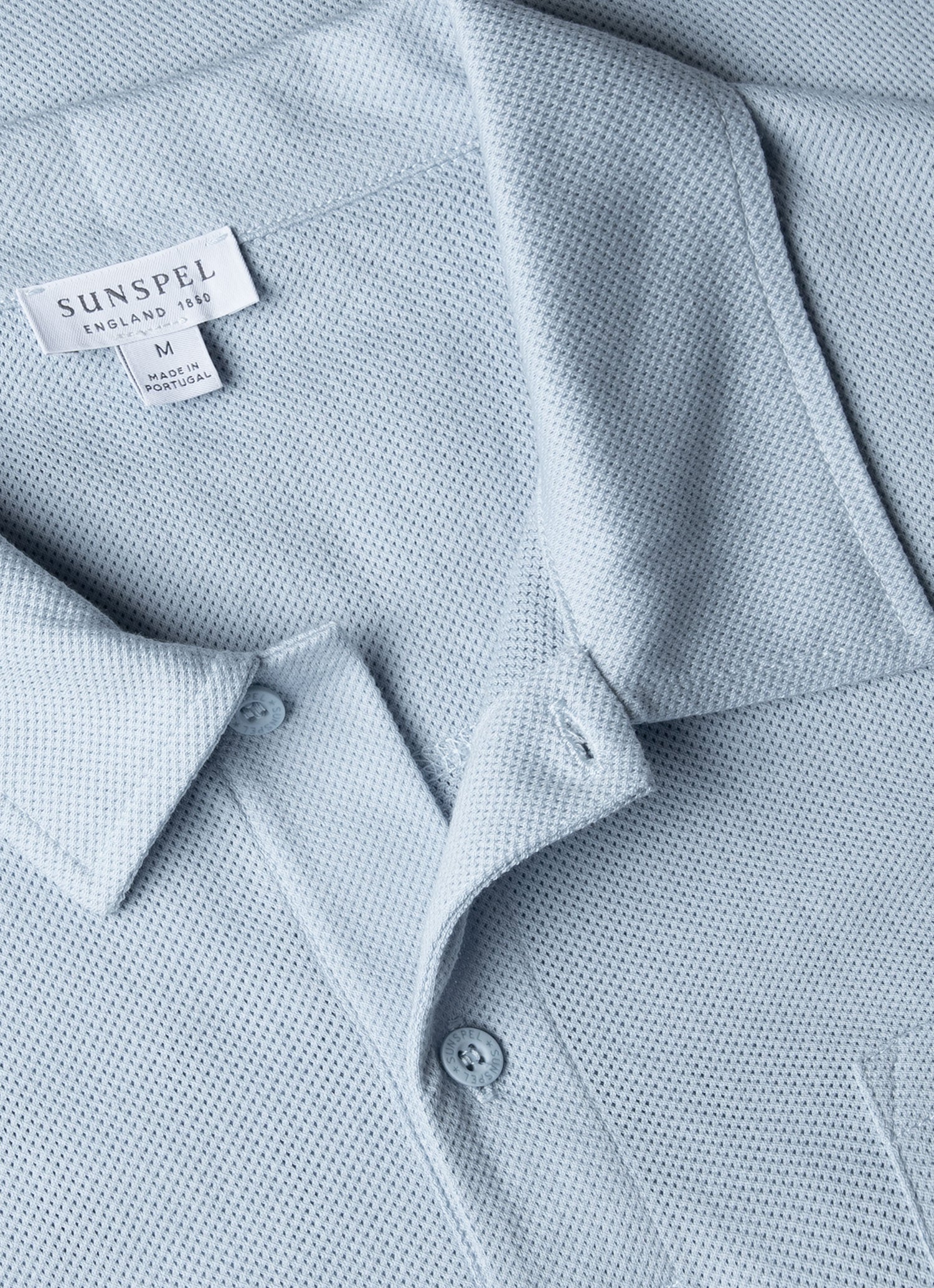 Men's Riviera Polo Shirt in Blue Mist - Image 4
