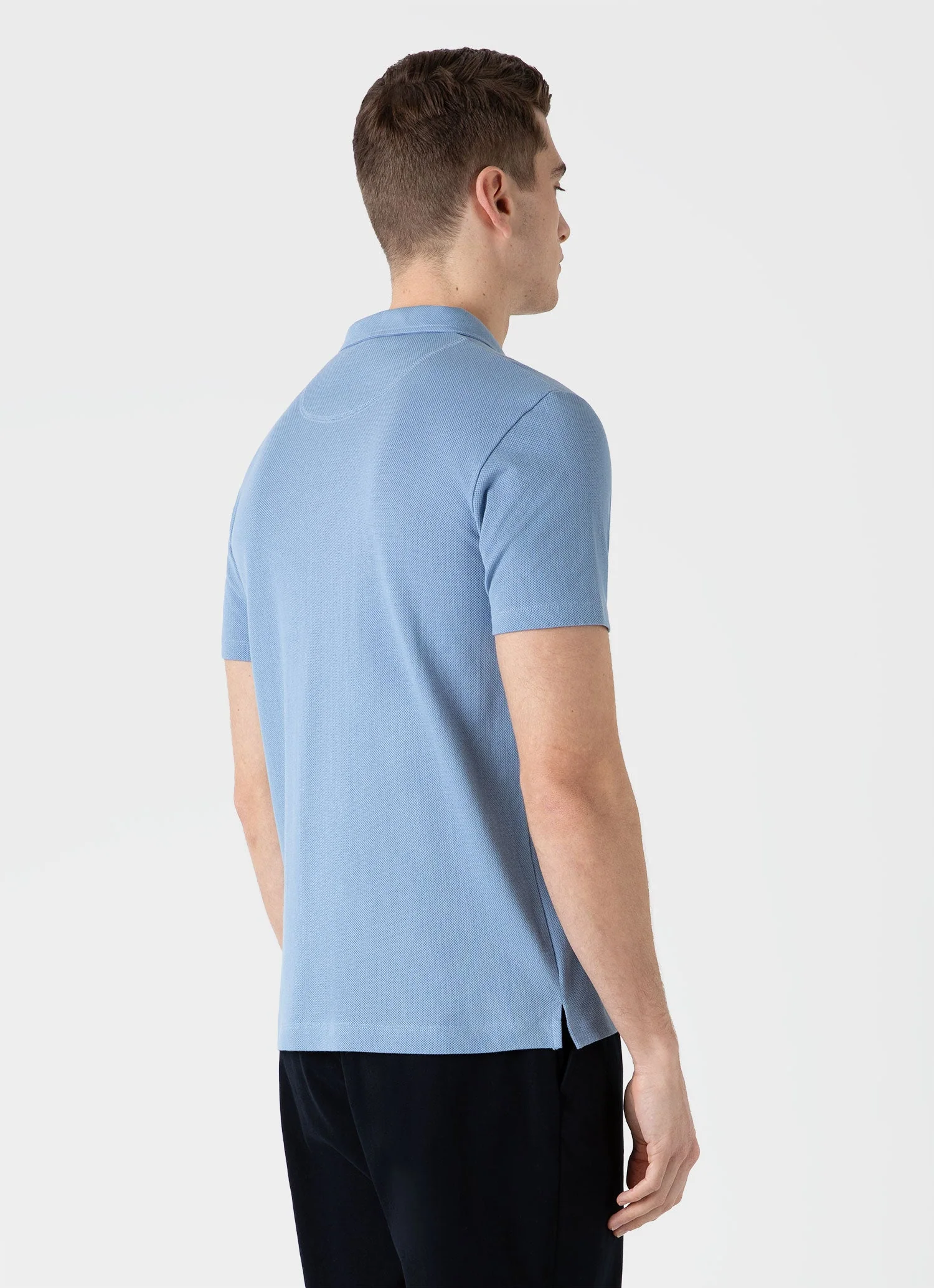 Men's Riviera Polo Shirt in Cornflower - Image 5