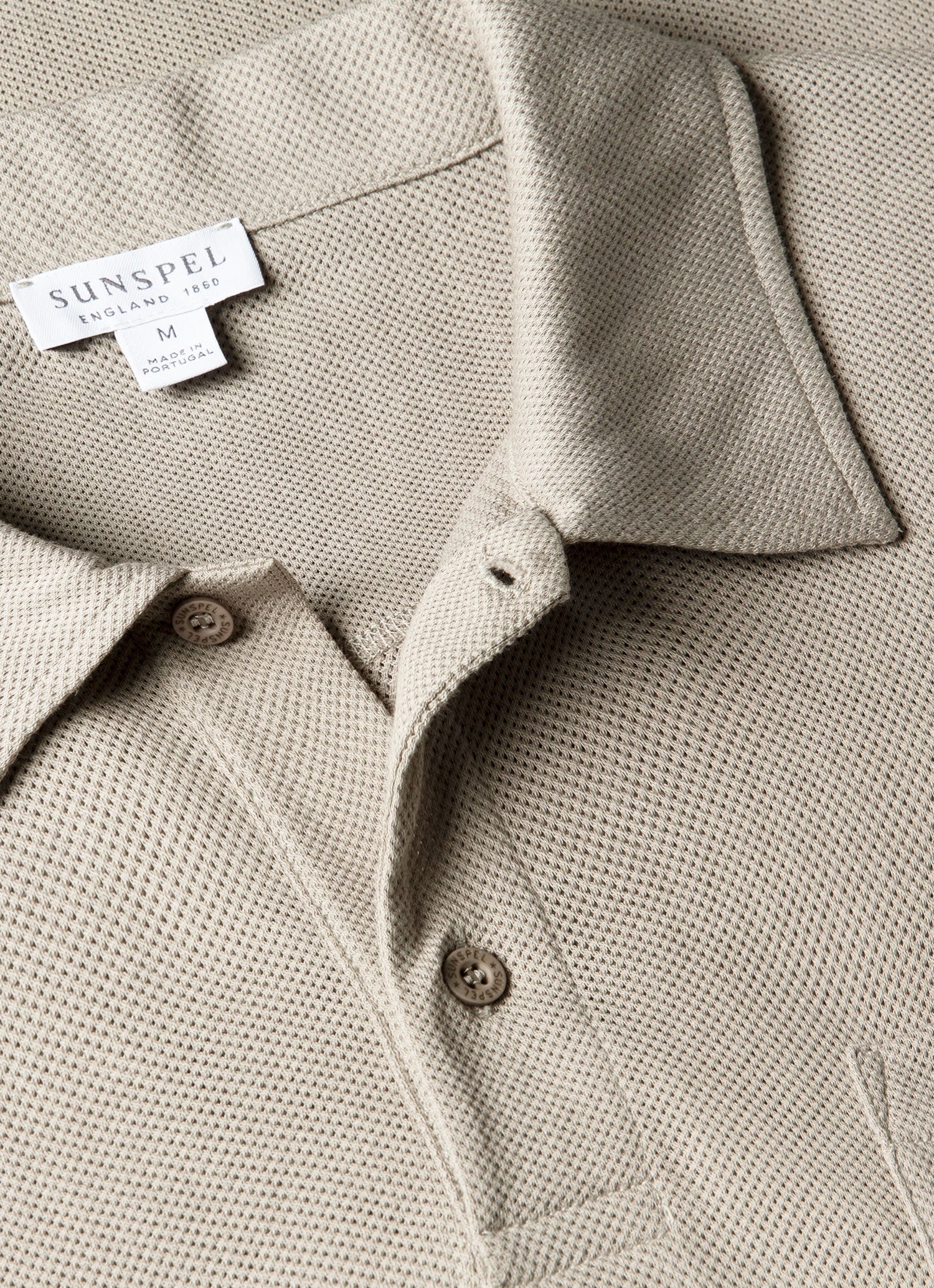 Men's Riviera Polo Shirt in Fog - Image 4