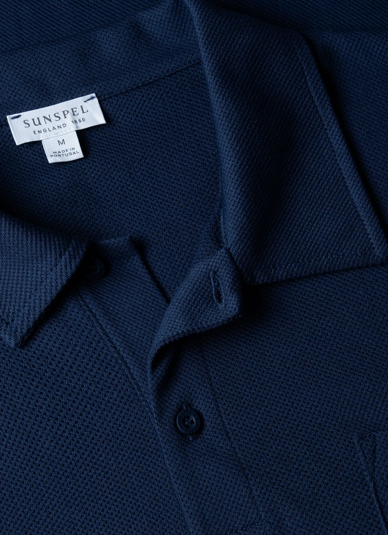 Men's Riviera Polo Shirt in Ink Blue - Image 4