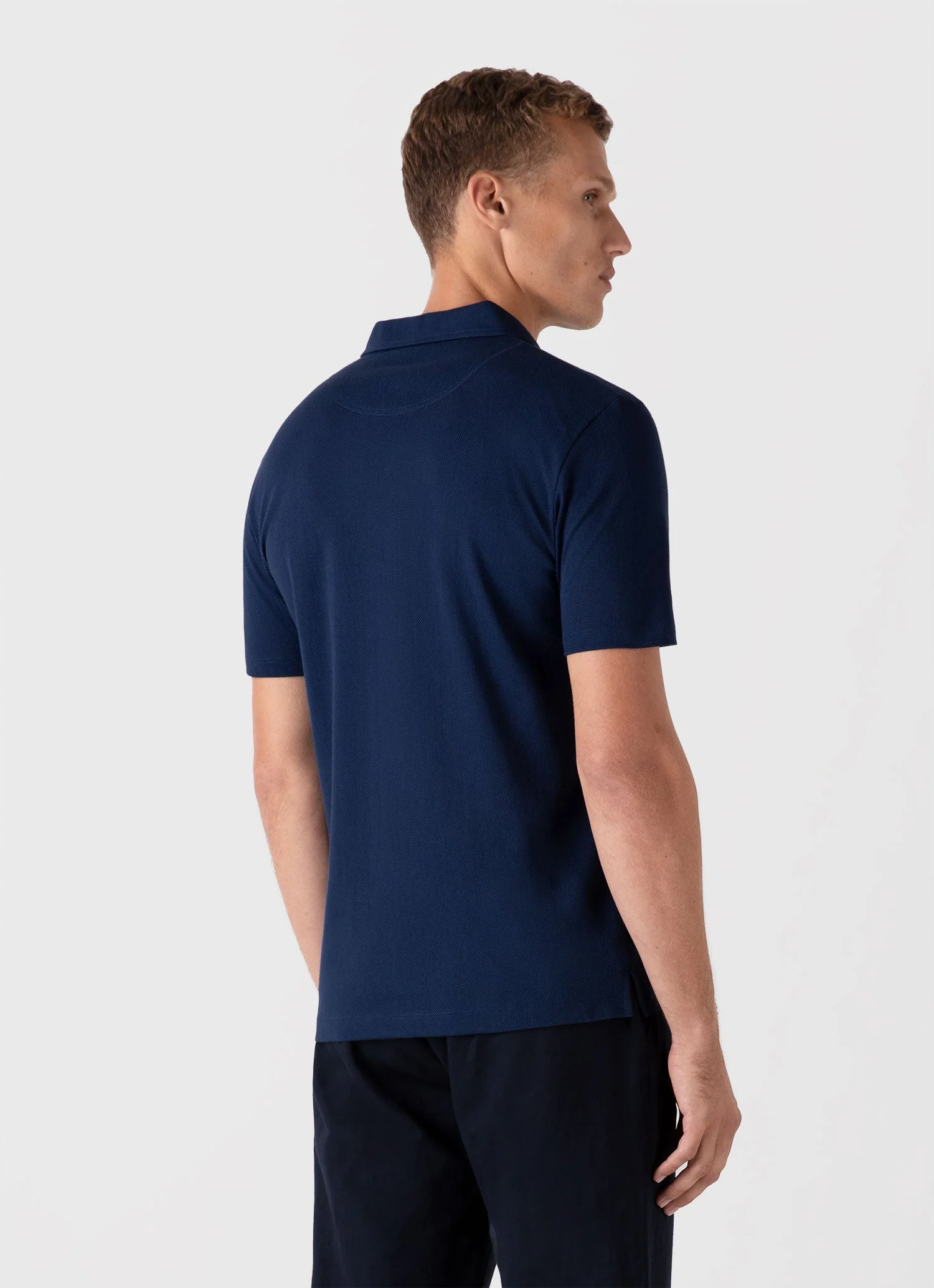Men's Riviera Polo Shirt in Ink Blue - Image 5