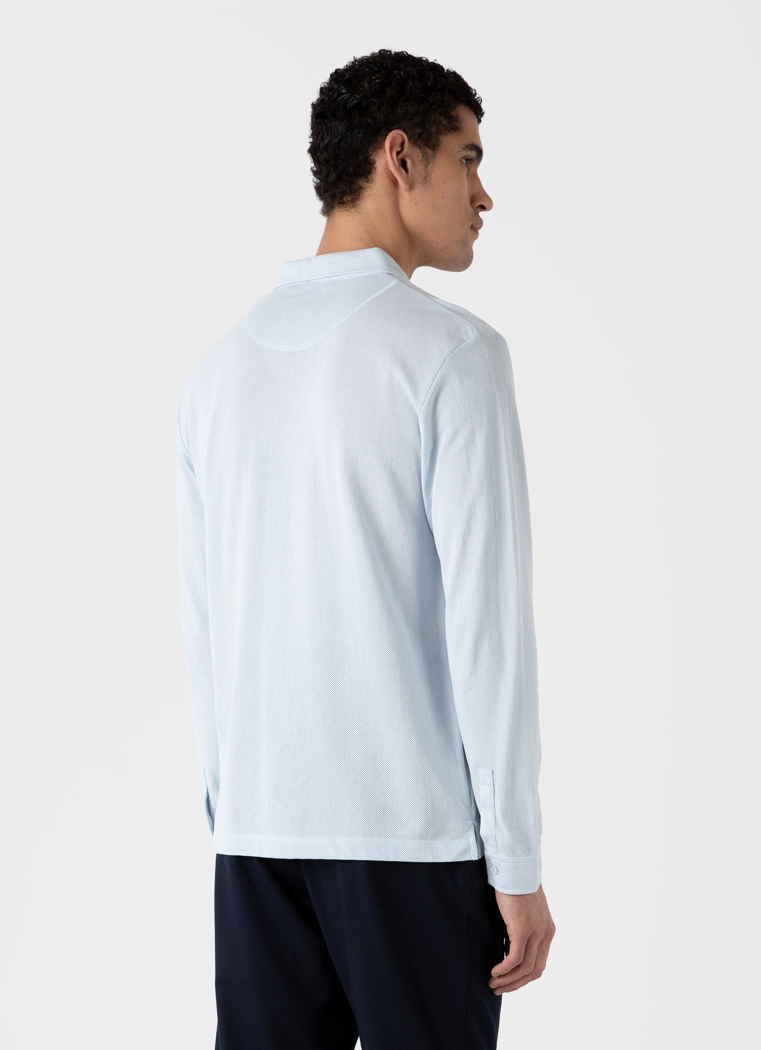 Men's Riviera Shirt in Light Blue - Image 4