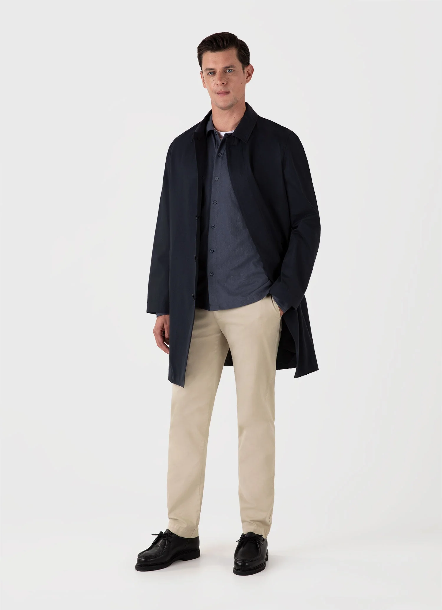 Men's Riviera Shirt in Slate Blue - Image 3