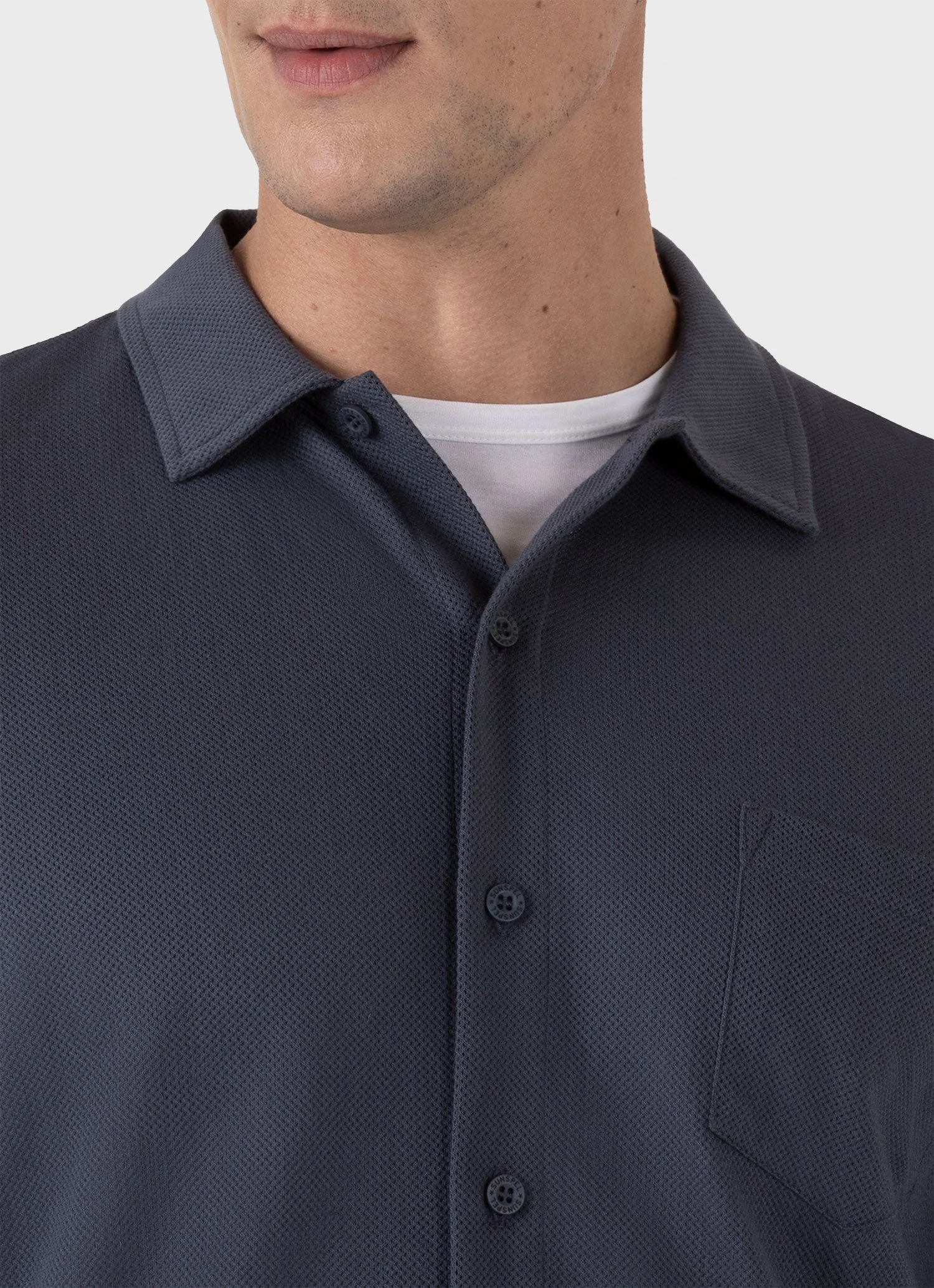 Men's Riviera Shirt in Slate Blue - Image 6