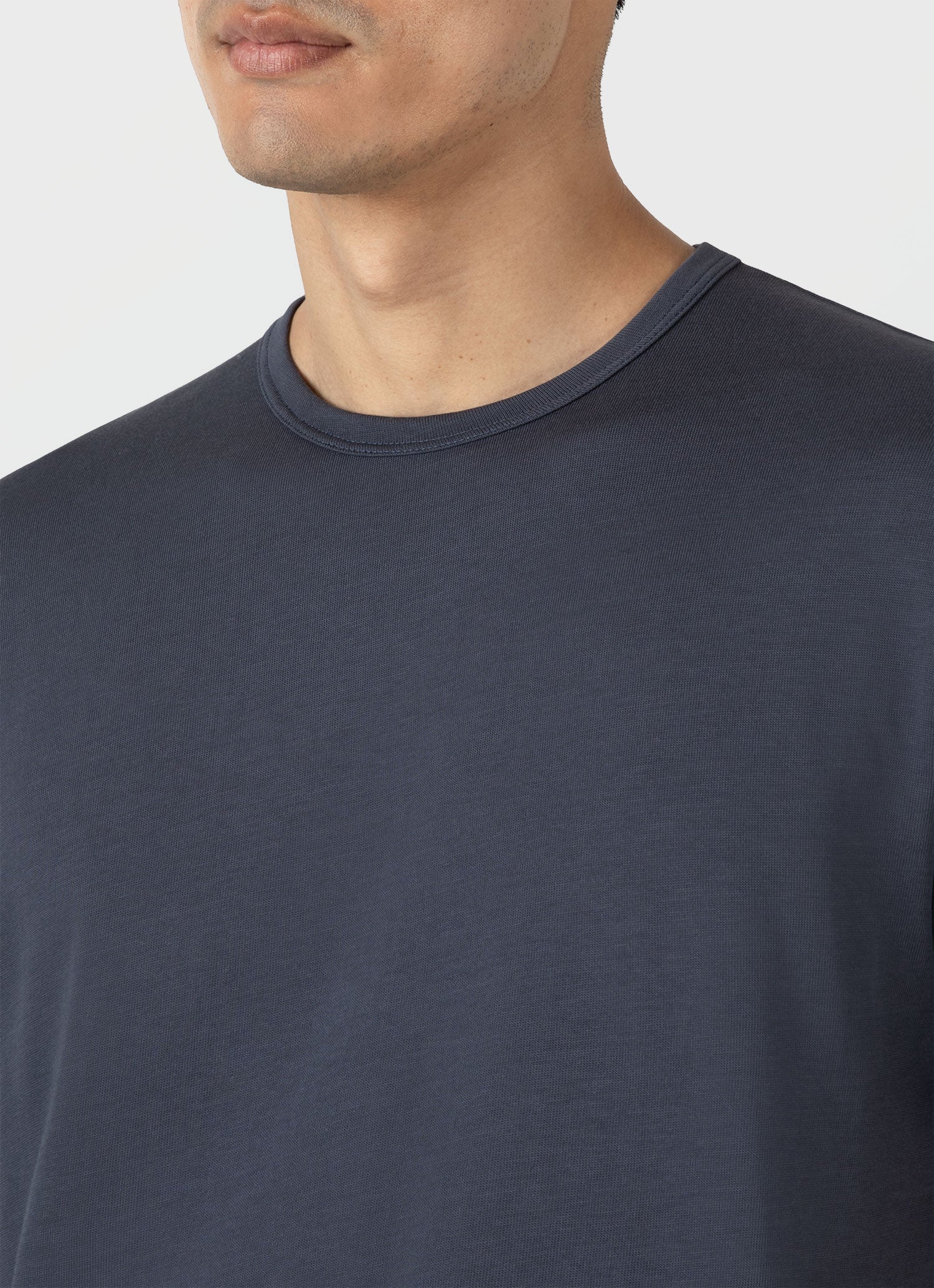Men's Single Jersey T-shirt in Slate Blue - Image 6