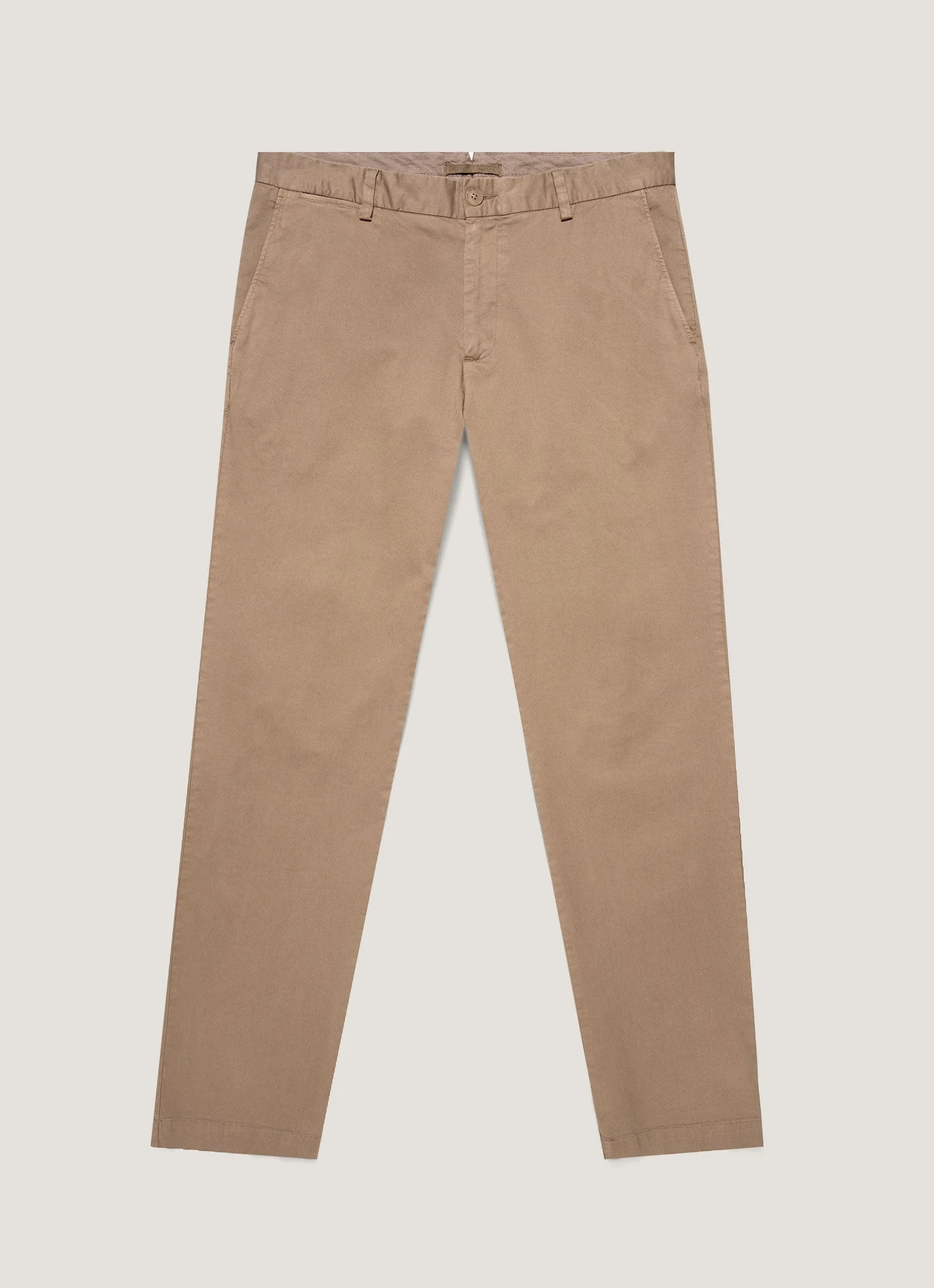 Men's Slim Fit Chino in Dark Stone