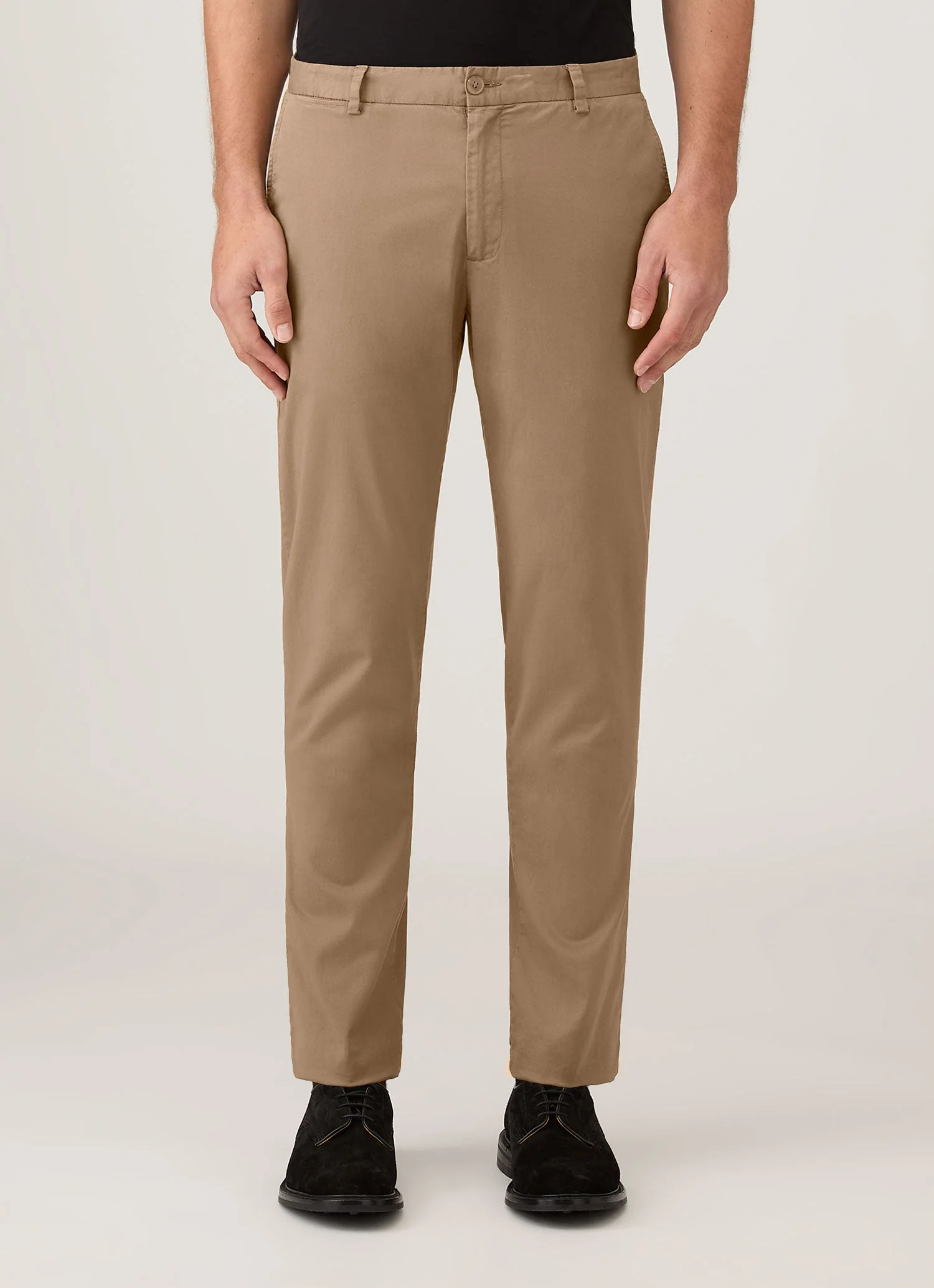 Men's Slim Fit Chino in Dark Stone - Image 2