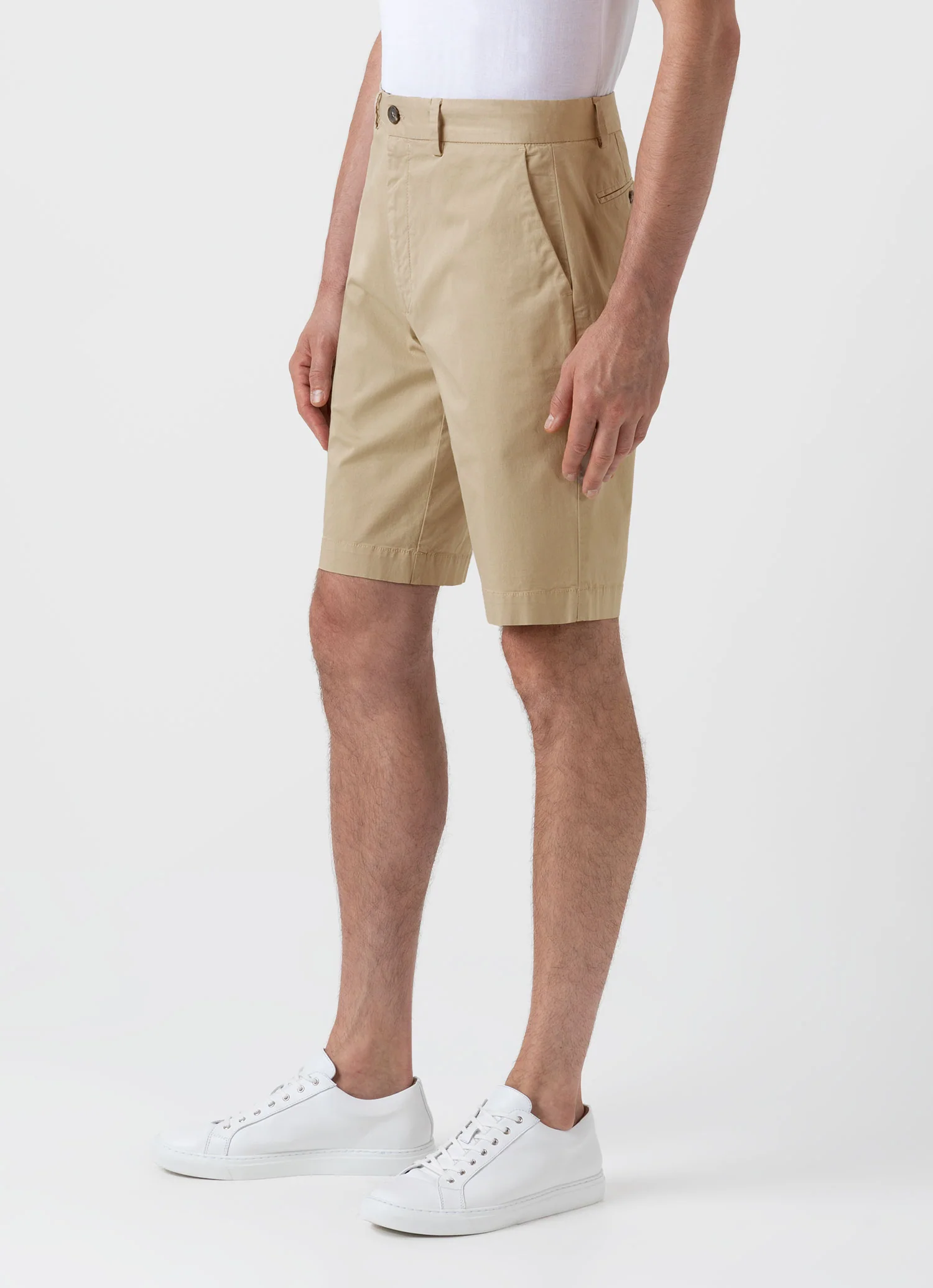 Men's Stretch Cotton Twill Chino Shorts - Image 5
