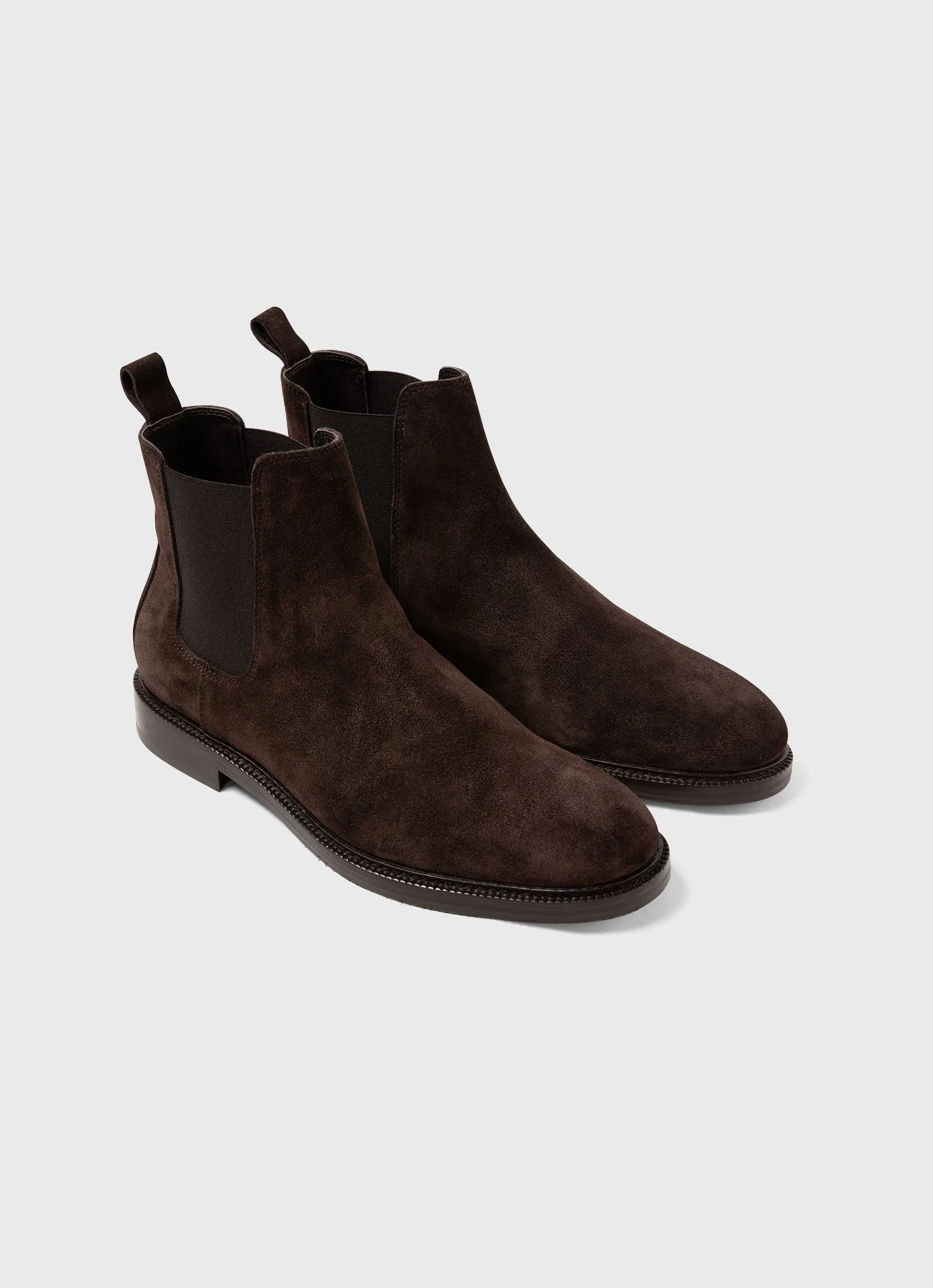 Men's Suede Chelsea Boot in Coffee - Image 3