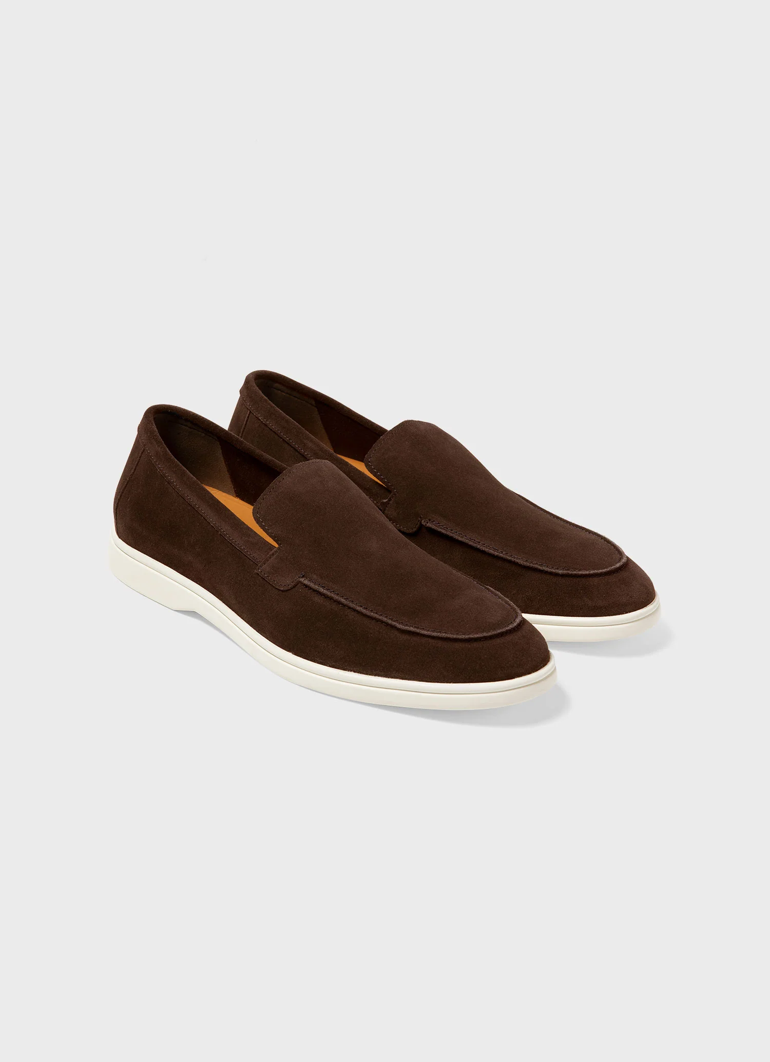 Men's Suede Loafer in Brown - Image 2