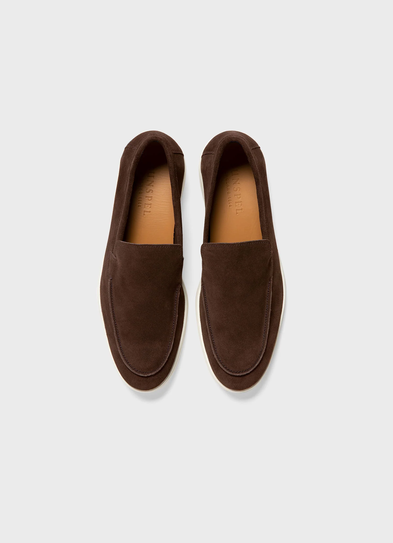 Men's Suede Loafer in Brown - Image 4