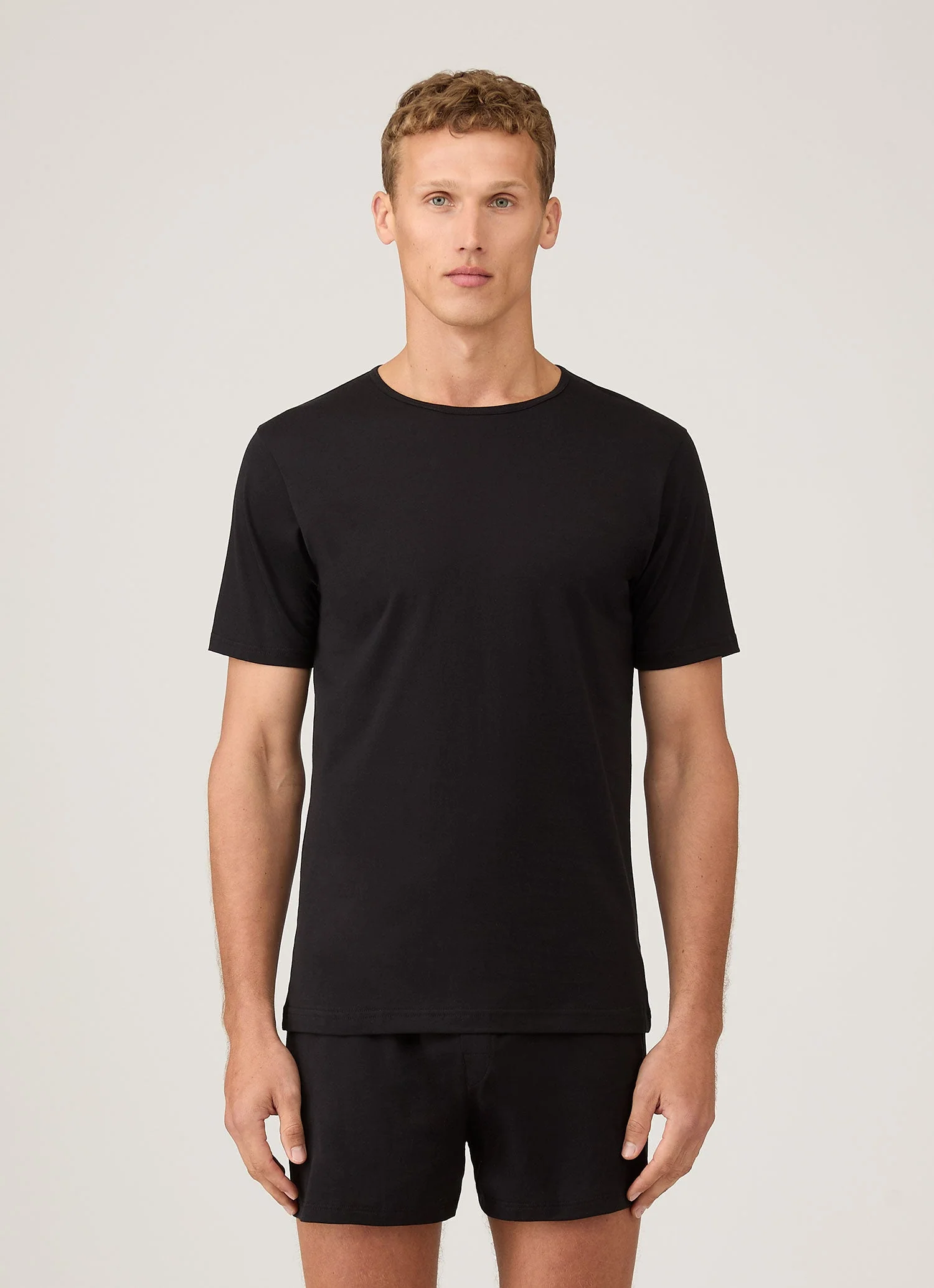 Men's Superfine Underwear T-shirt in Black - Image 2