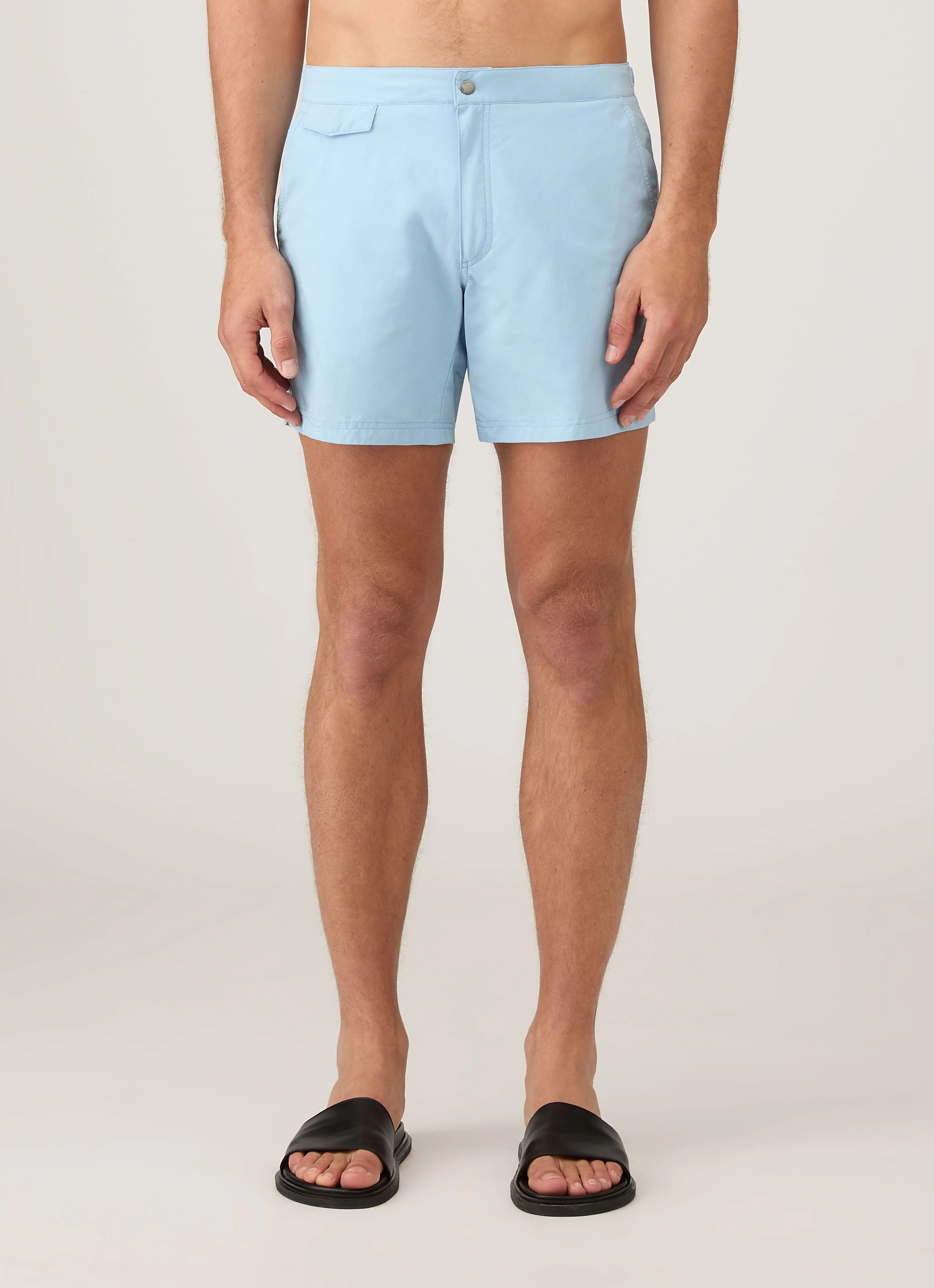 Men's Tailored Swim Short in Light Blue - Image 2